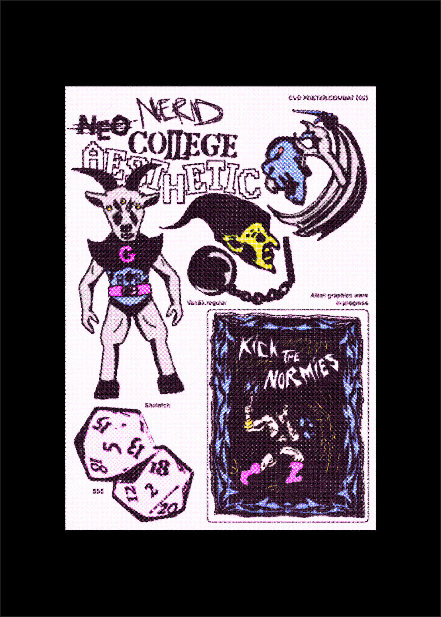 Neo College Aesthetic — Изображение №2 — Графика на Dprofile