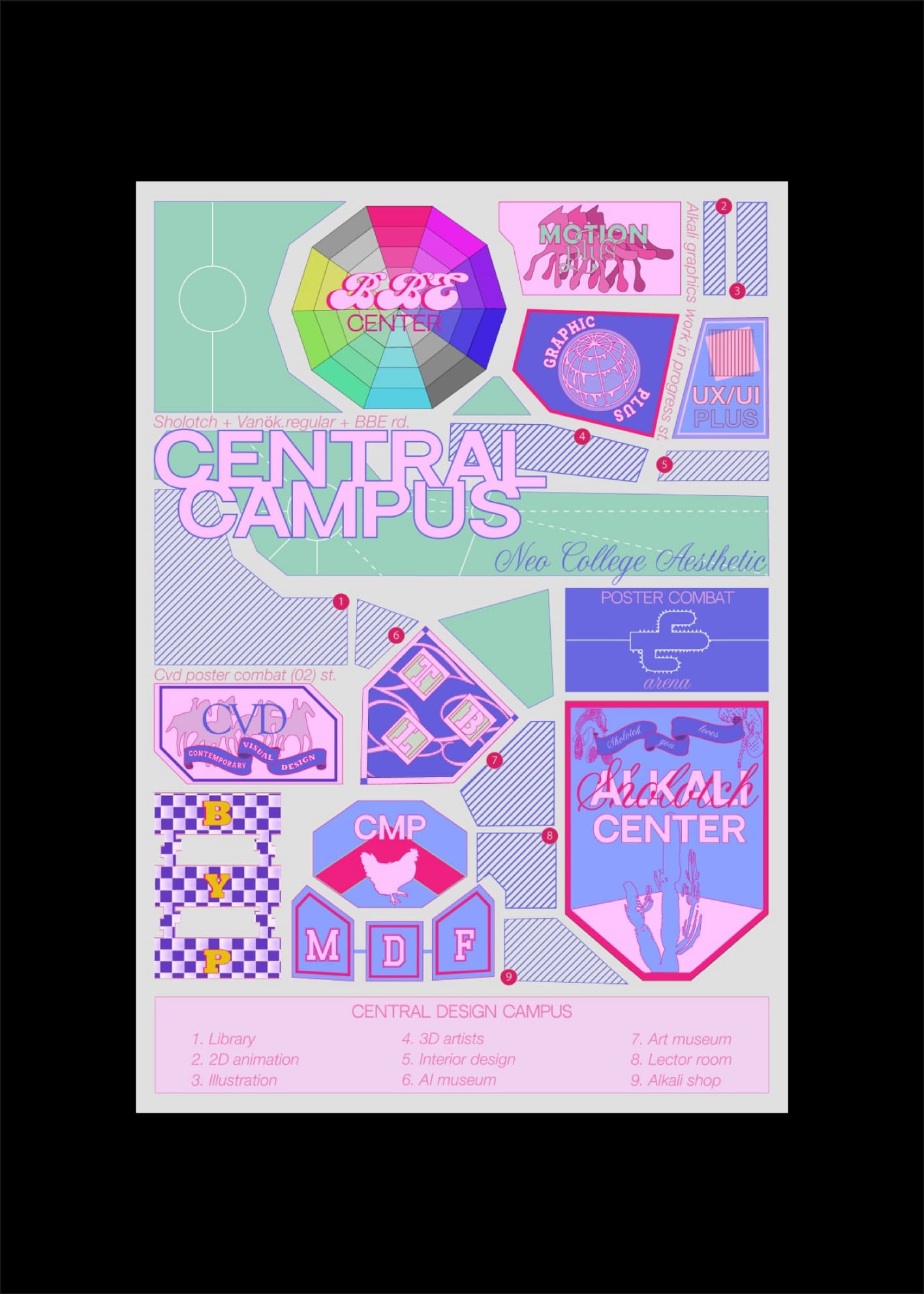 Neo College Aesthetic — Изображение №20 — Графика на Dprofile