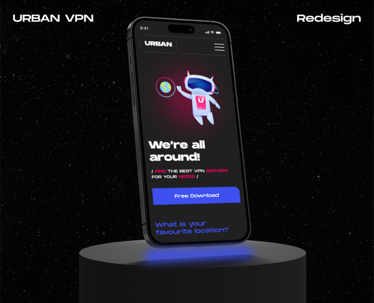 URBAN VPN | CONCEPT REDESIGN на Dprofile
