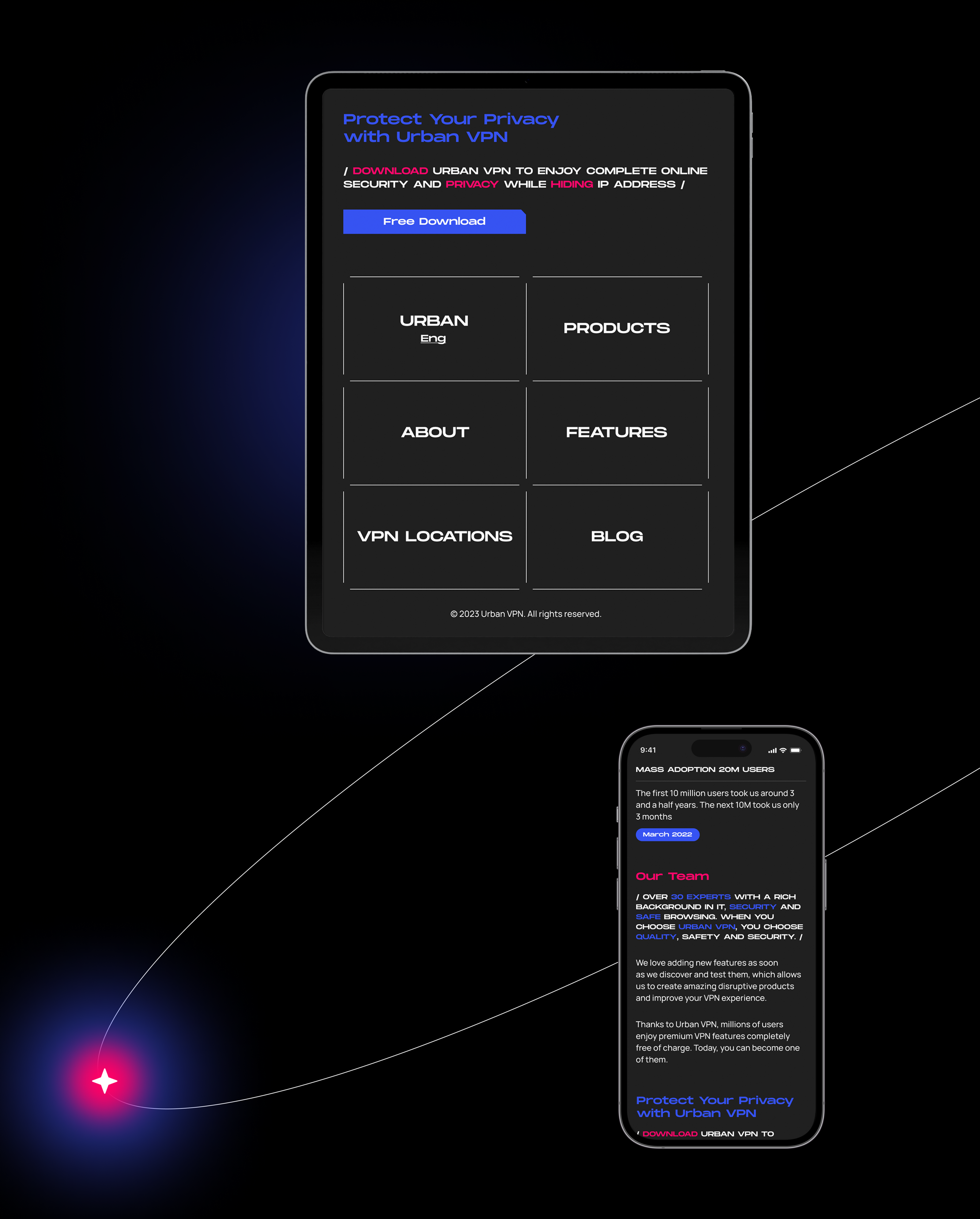 URBAN VPN | CONCEPT REDESIGN — Изображение №4 — Интерфейсы, Брендинг на Dprofile