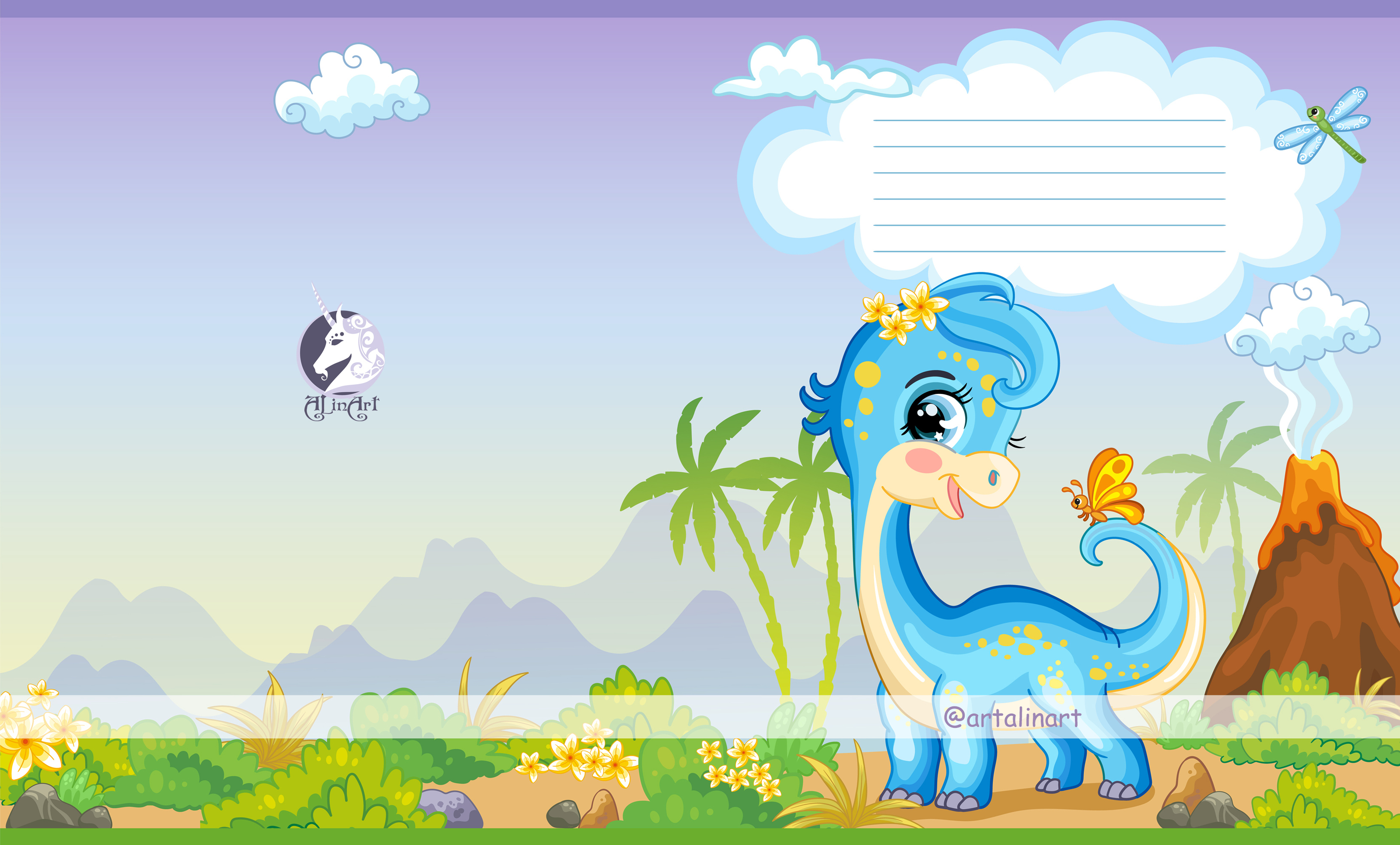 Premade design for covers and school notebooks — Изображение №9 — Иллюстрация, Графика на Dprofile
