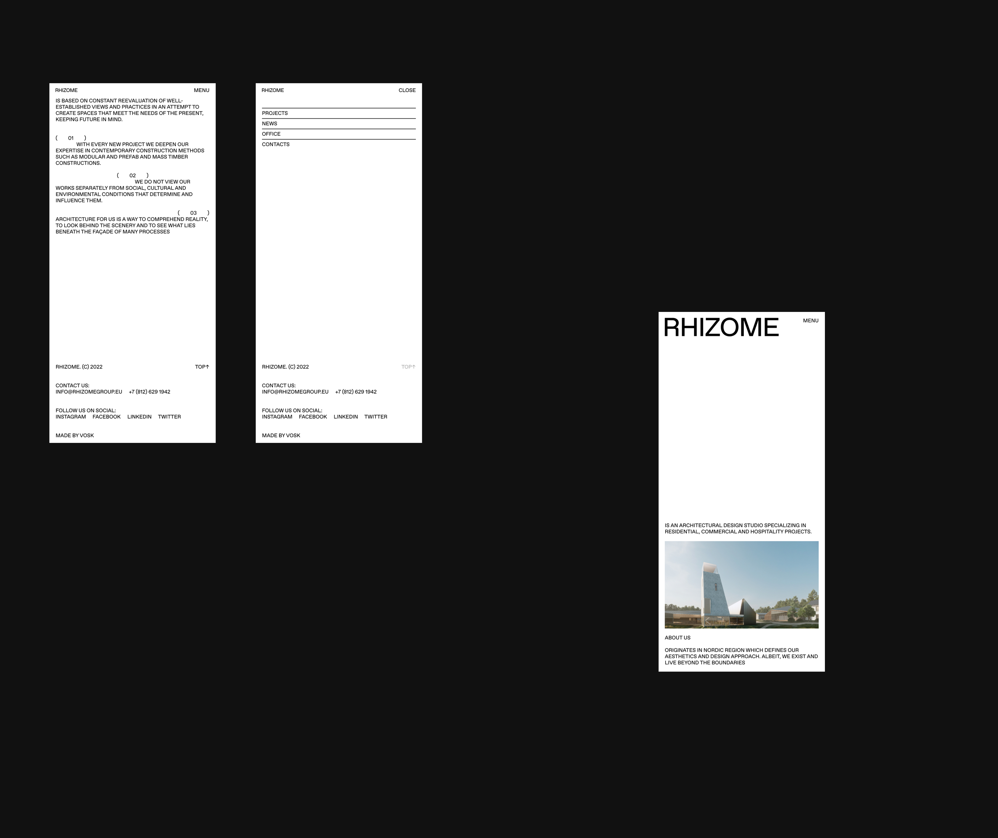 RHIZOME — Изображение №2 — Интерфейсы, Брендинг на Dprofile