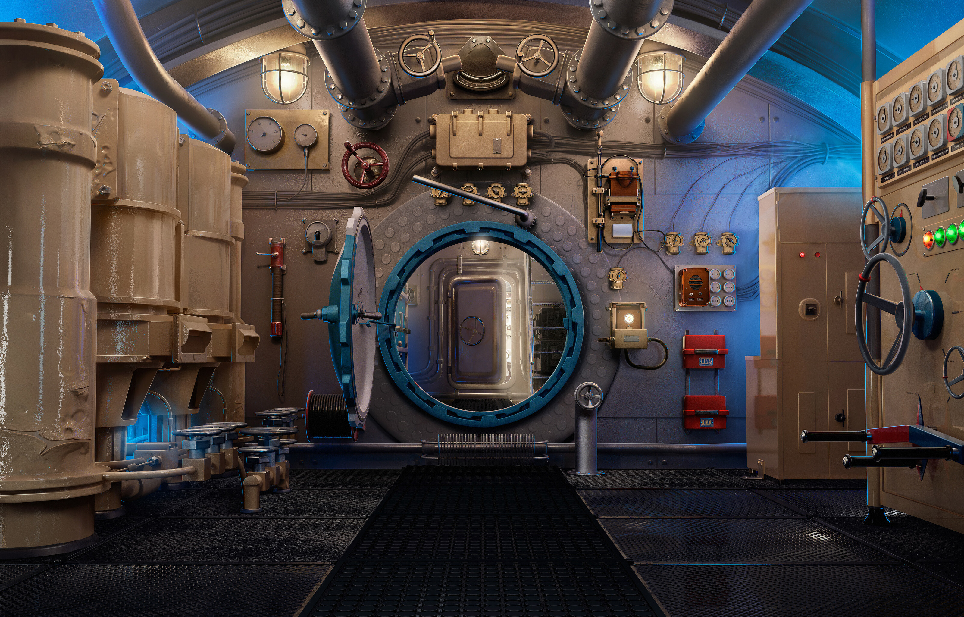 Submarine S189 (3D Model) — Изображение №1 — 3D, Анимация на Dprofile