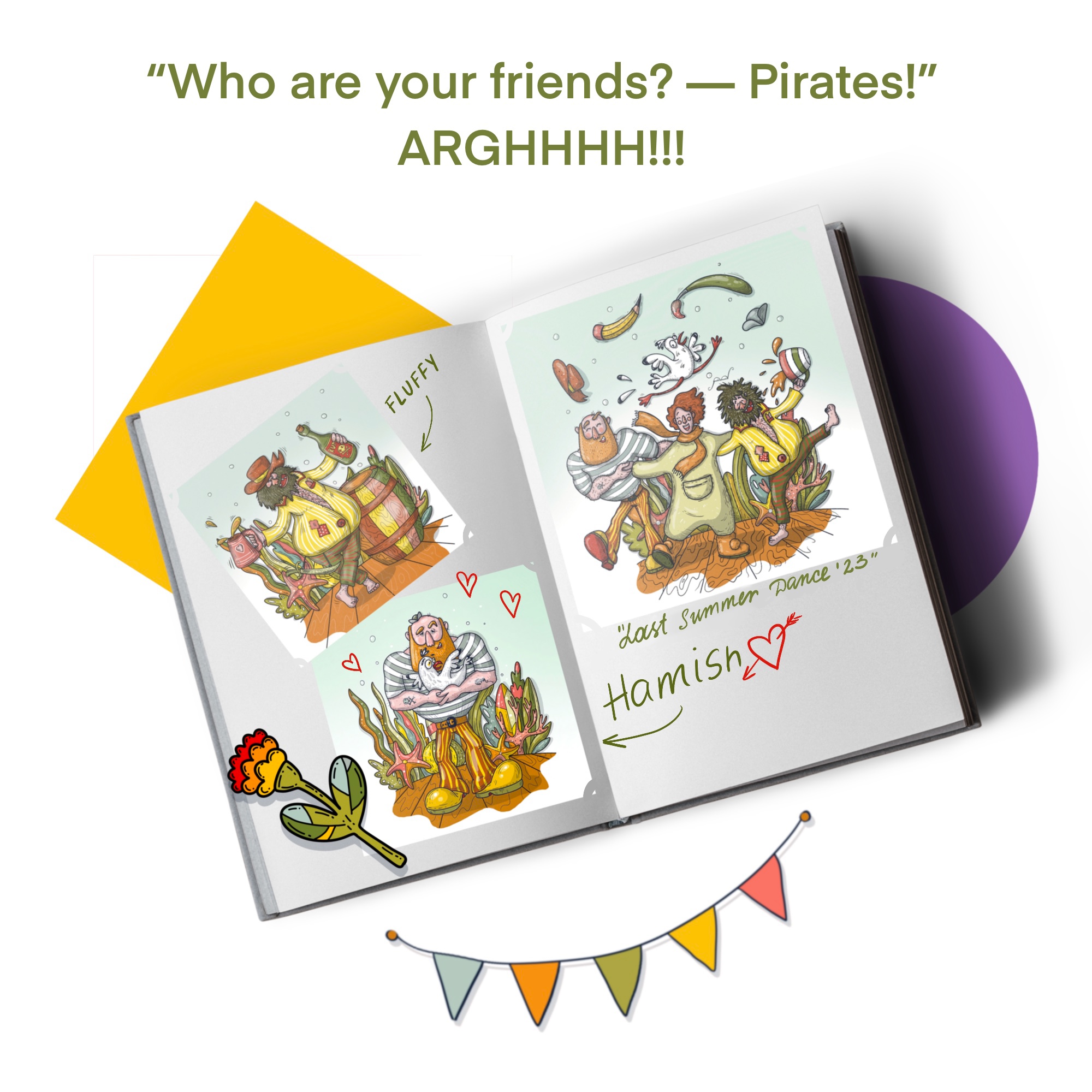 КОНЦЕПТ-ПРОЕКТ КНИГИ-РАСКРАСКИ ПРО ВОЛШЕБИЦУ И ХУДОЖНИЦУ — Изображение №8 — Иллюстрация на Dprofile