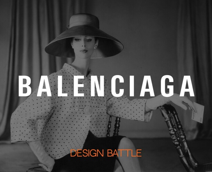 Balenciaga Concept | Design Battle — Интерфейсы на Dprofile