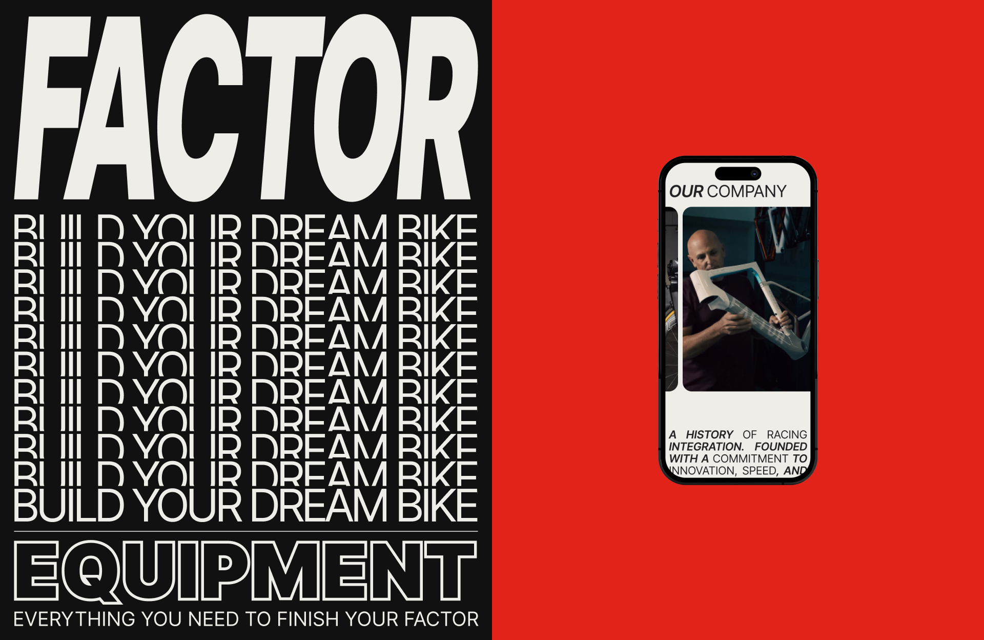 REDESIGN CONCEPT Factor Bikes — Изображение №9 — Интерфейсы, Маркетинг на Dprofile