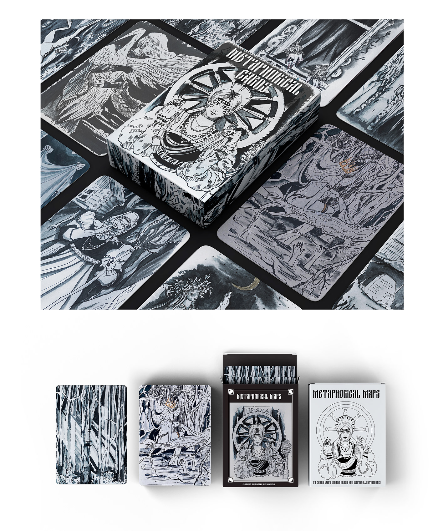 Метафорические карты. Иллюстрации inktober 2023 — Изображение №10 — Иллюстрация, Графика на Dprofile