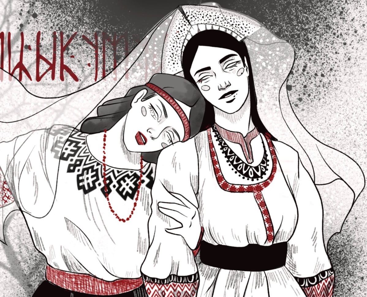 Набор стикеров «Славянские сказки» — Иллюстрация, Графика на Dprofile