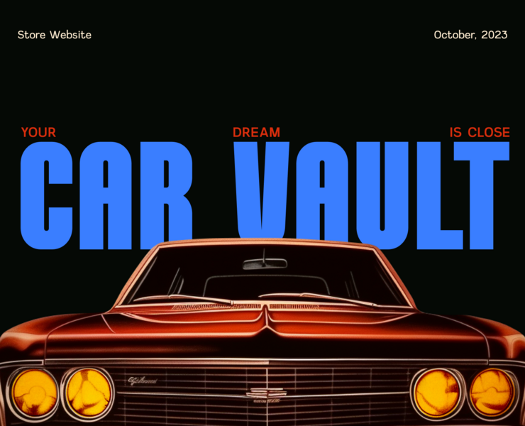 Car Vault | Store Website на Dprofile
