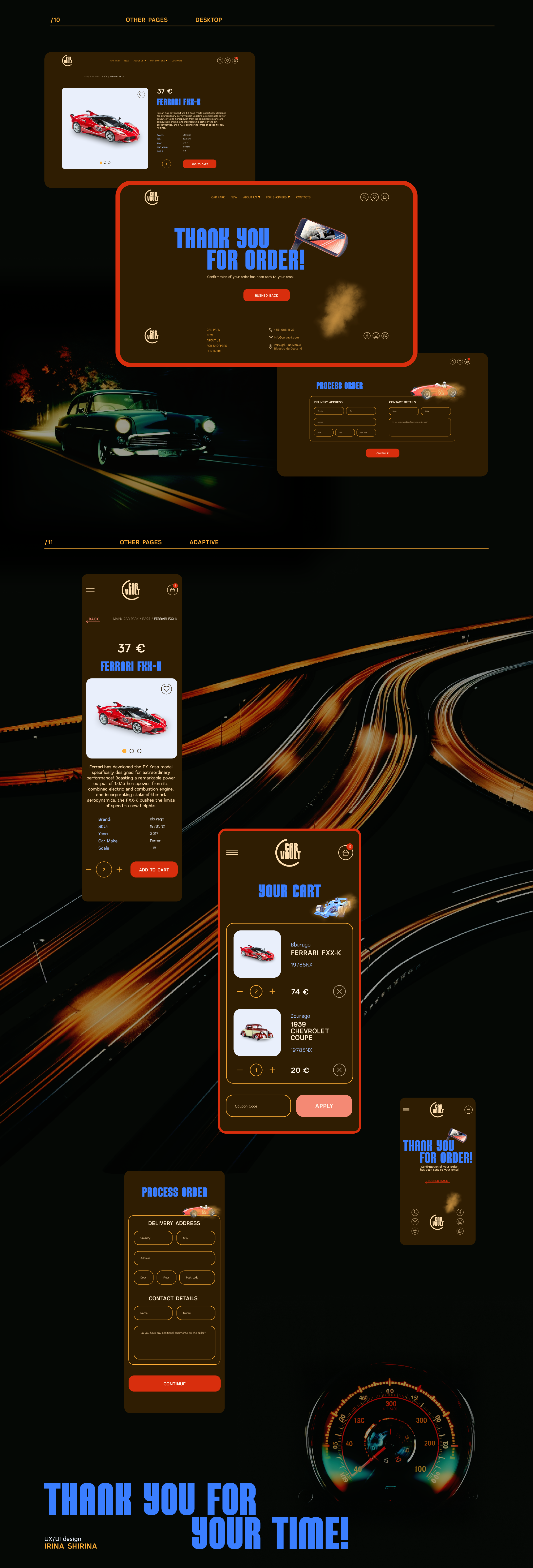 Car Vault | Store Website — Изображение №4 — Интерфейсы на Dprofile