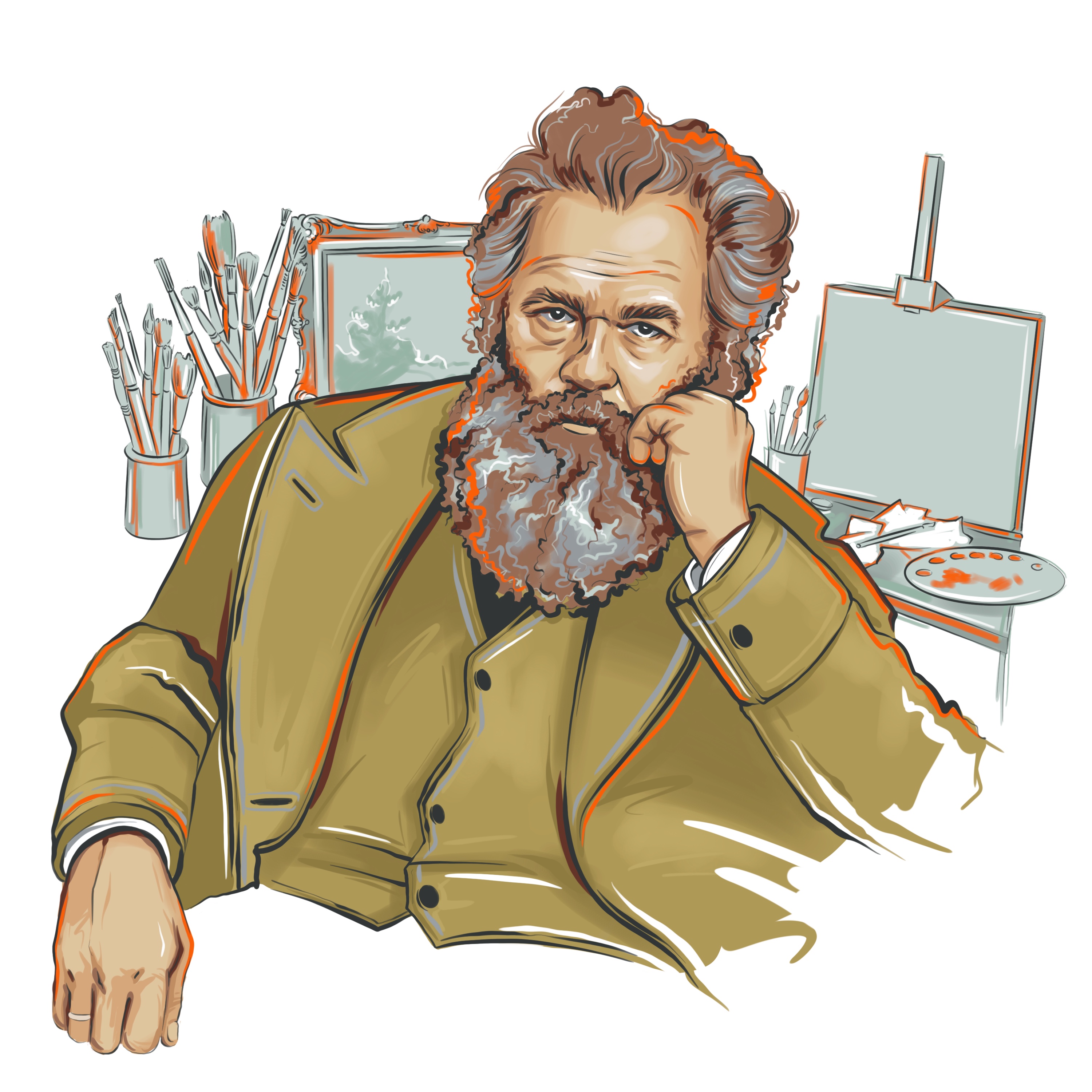 Календарь "ЗОЛОТЫЕ ЛЮДИ НАШЕЙ СТРАНЫ" — Изображение №5 — Иллюстрация на Dprofile