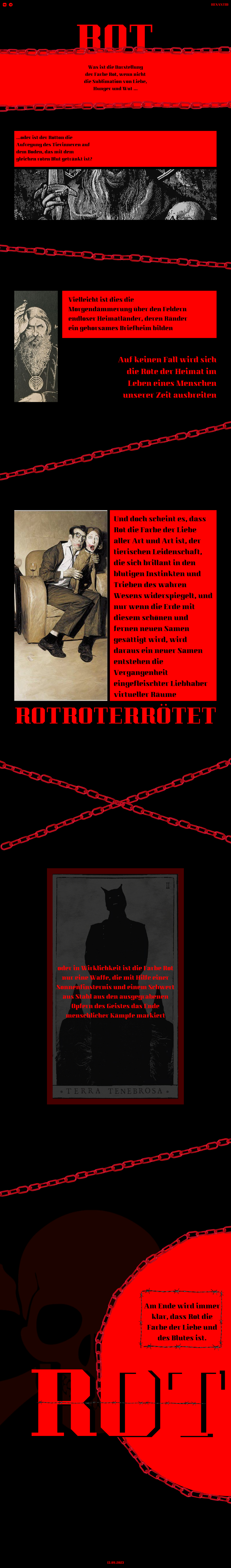 ROT-die Farbe der Liebe, der Wut und des Hungers — Изображение №1 — Брендинг, Иллюстрация на Dprofile
