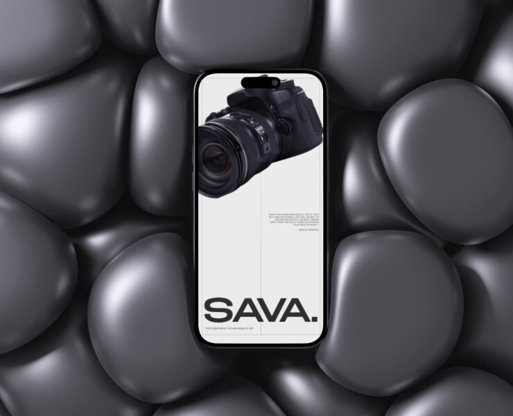 SAVA. PHOTOGRAPHER — Интерфейсы, Брендинг на Dprofile