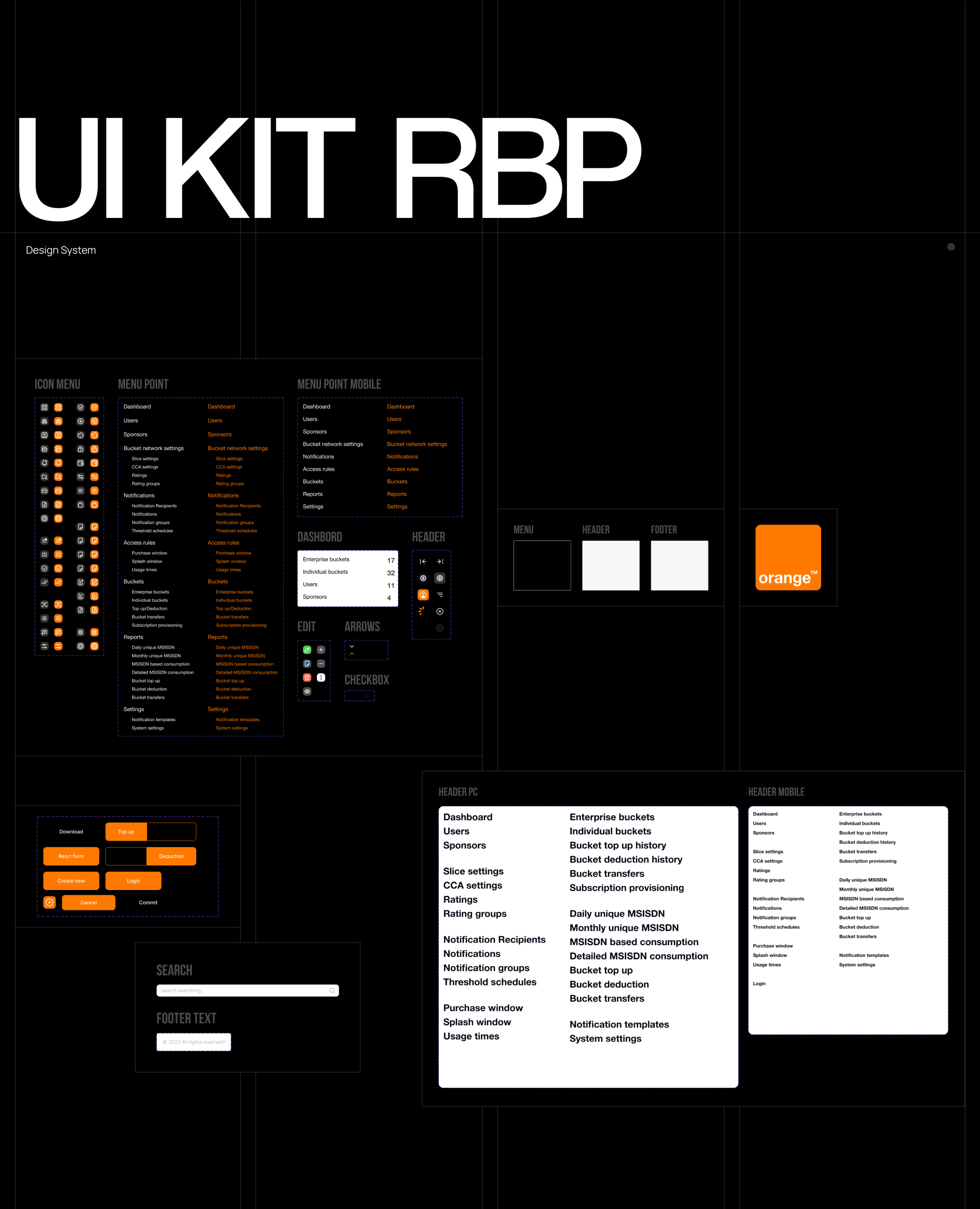 Orange / Reverse Billing Platform — Изображение №6 — Интерфейсы на Dprofile