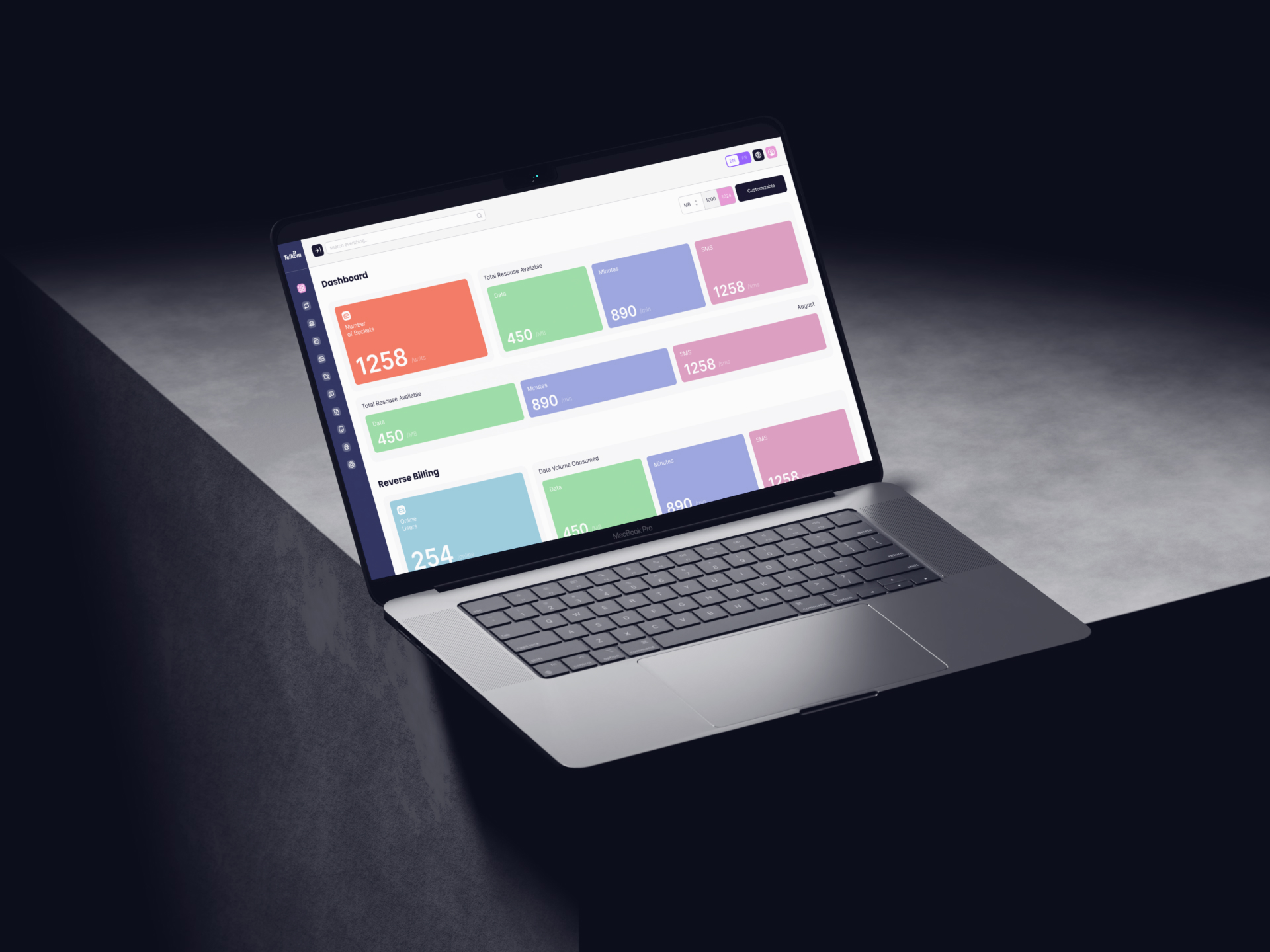 Telco / Resource Management Platform — Изображение №4 — Интерфейсы на Dprofile