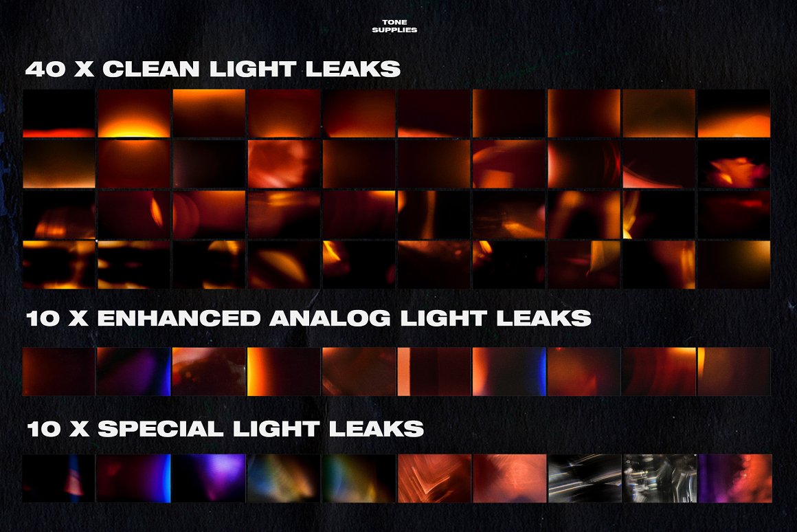 (FREE) 60 Retro Analog Light Leak Overlays — Изображение №3 — Брендинг, Интерфейсы на Dprofile