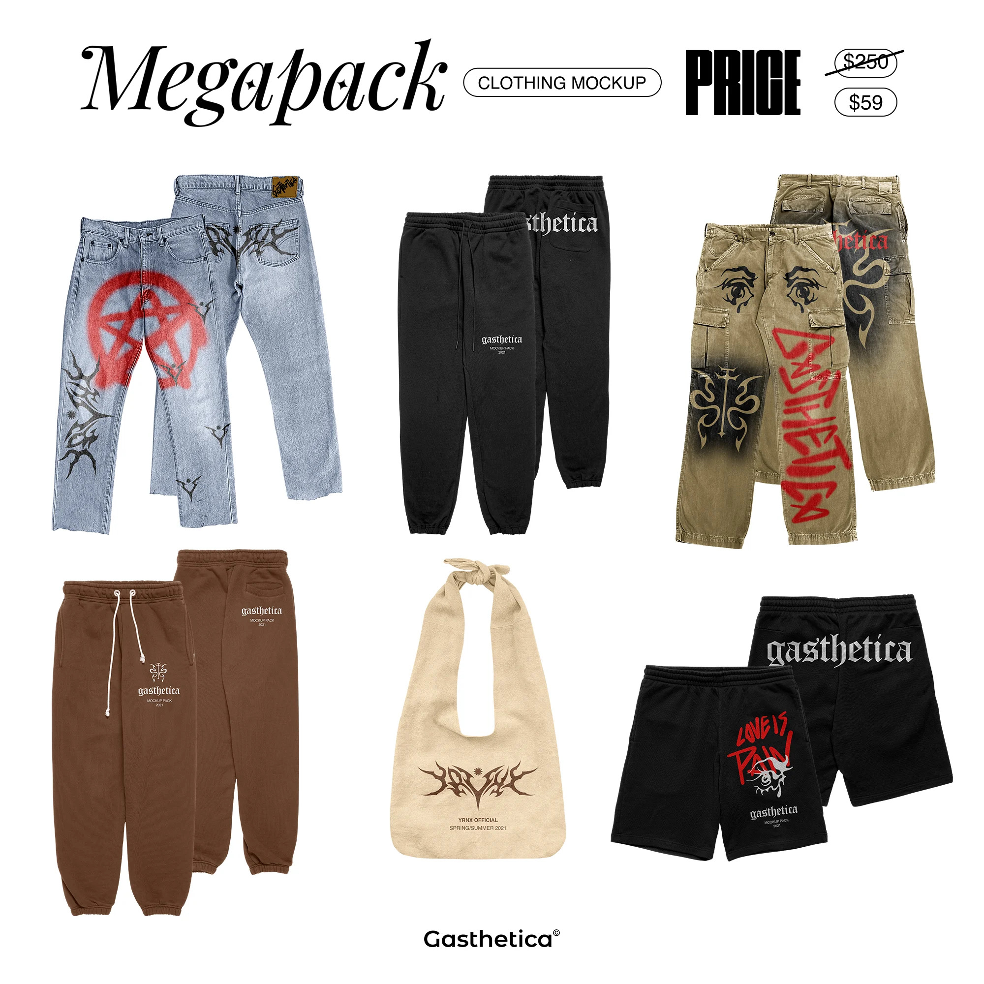 (FREE) CLOTHING MOCKUP MEGAPACK — Изображение №6 — Брендинг, Маркетинг на Dprofile