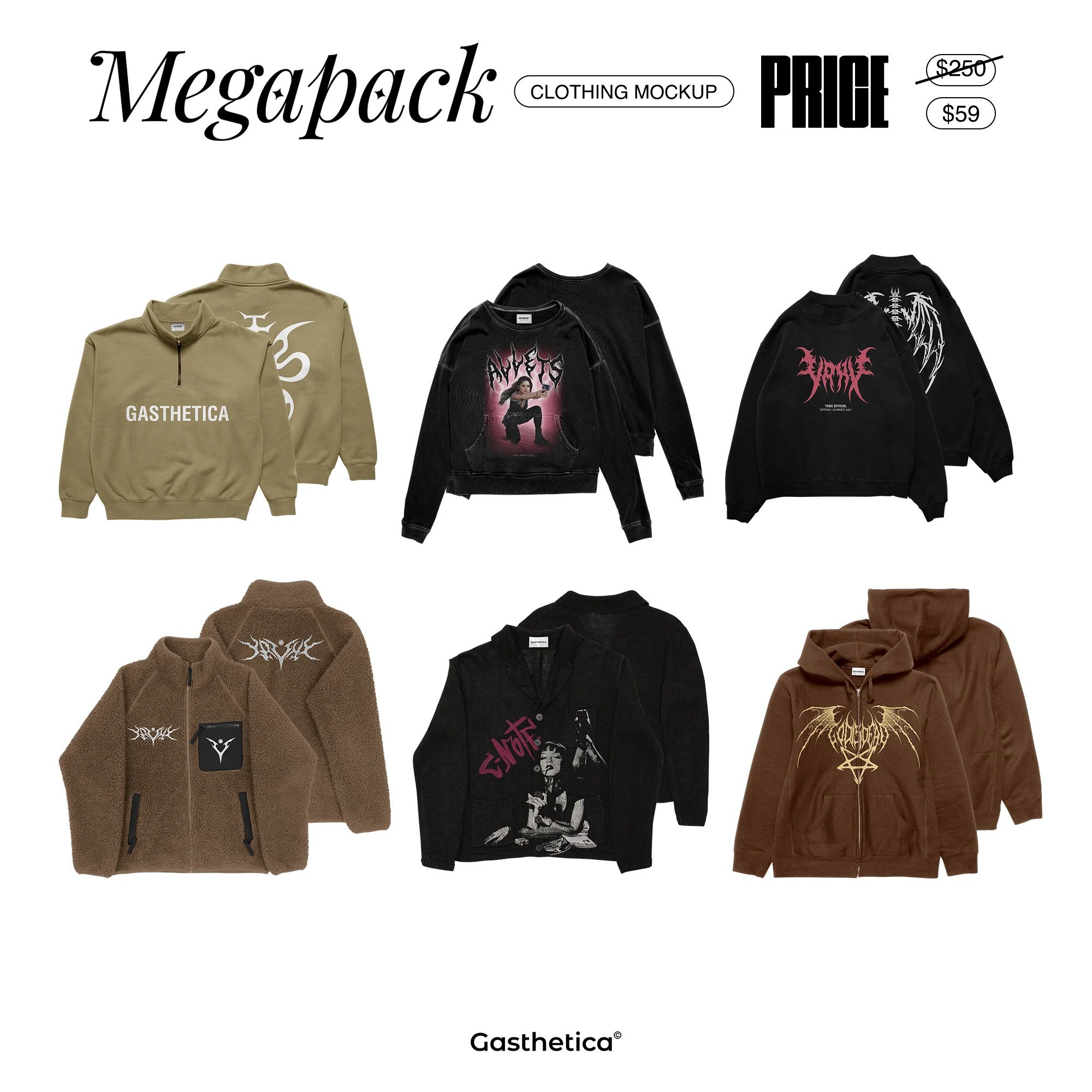 (FREE) CLOTHING MOCKUP MEGAPACK — Изображение №3 — Брендинг, Маркетинг на Dprofile