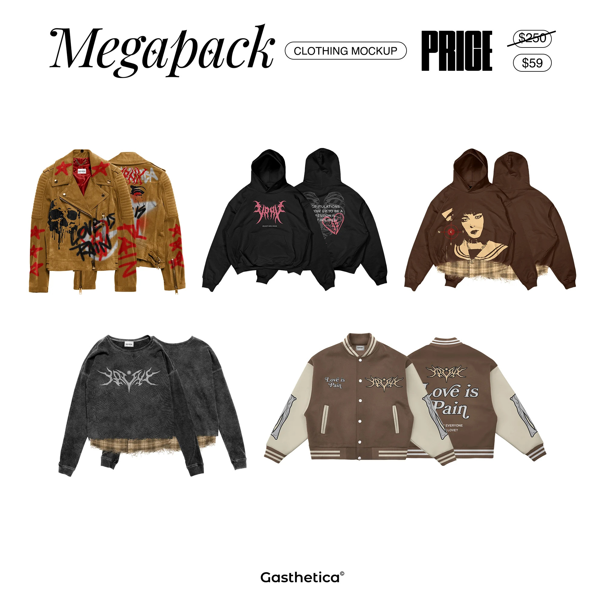 (FREE) CLOTHING MOCKUP MEGAPACK — Изображение №2 — Брендинг, Маркетинг на Dprofile