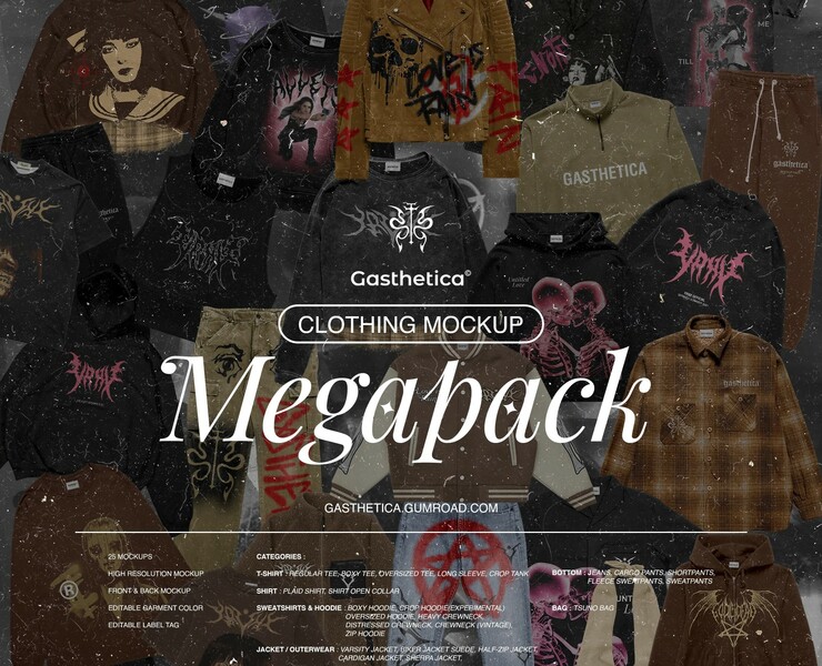 (FREE) CLOTHING MOCKUP MEGAPACK на Dprofile