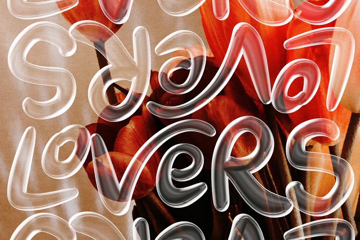 (FREE) YOUTH MOJITO - A 3D Bubbly SVG Font — Изображение №7 — Брендинг, Иллюстрация на Dprofile