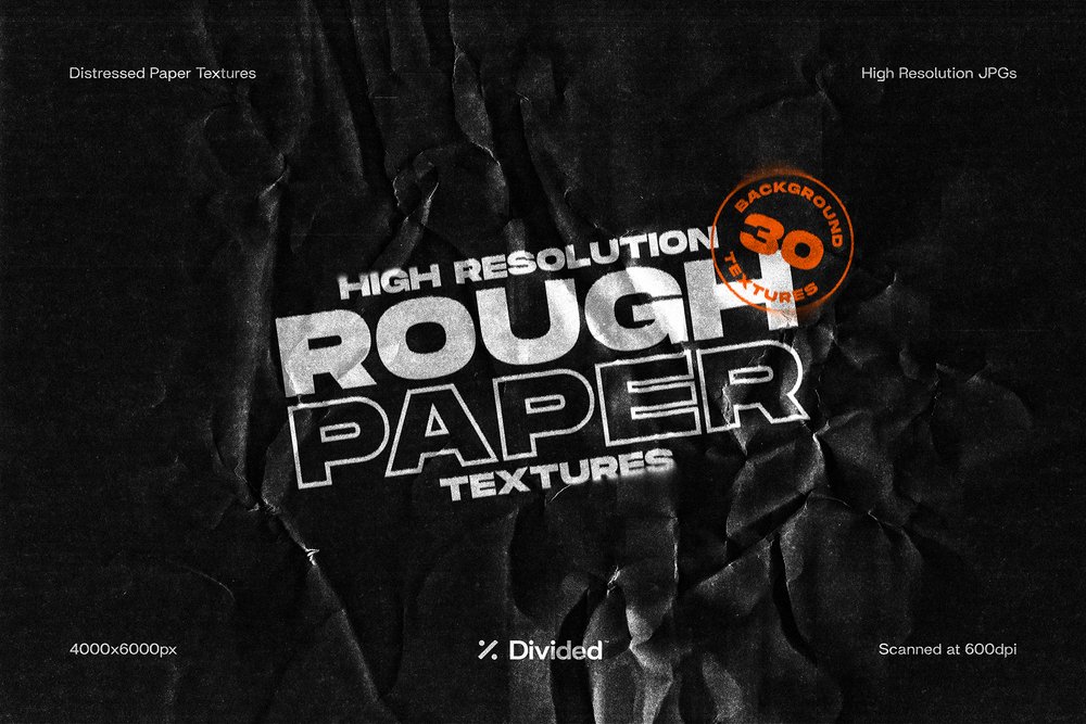 (FREE) Rough Paper Textures (30 Assets) — Изображение №1 — Брендинг, Маркетинг на Dprofile