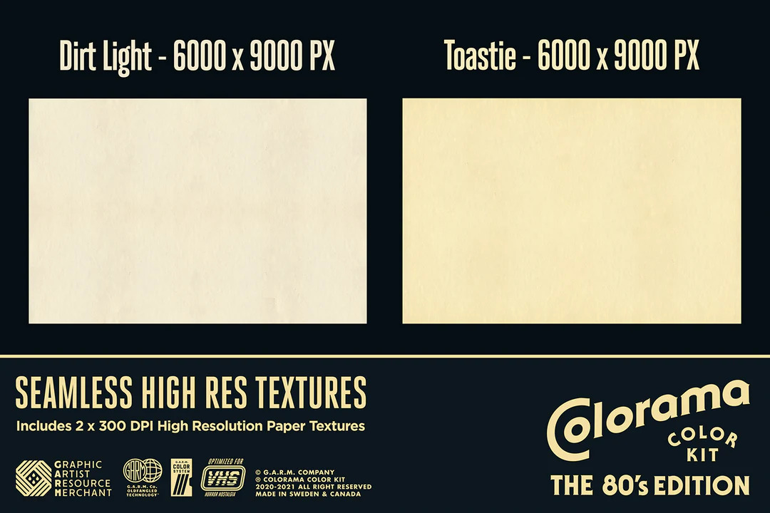 (FREE) Colorama Color Kit - 80's Edition (Photoshop) — Изображение №8 — Интерфейсы, Маркетинг на Dprofile