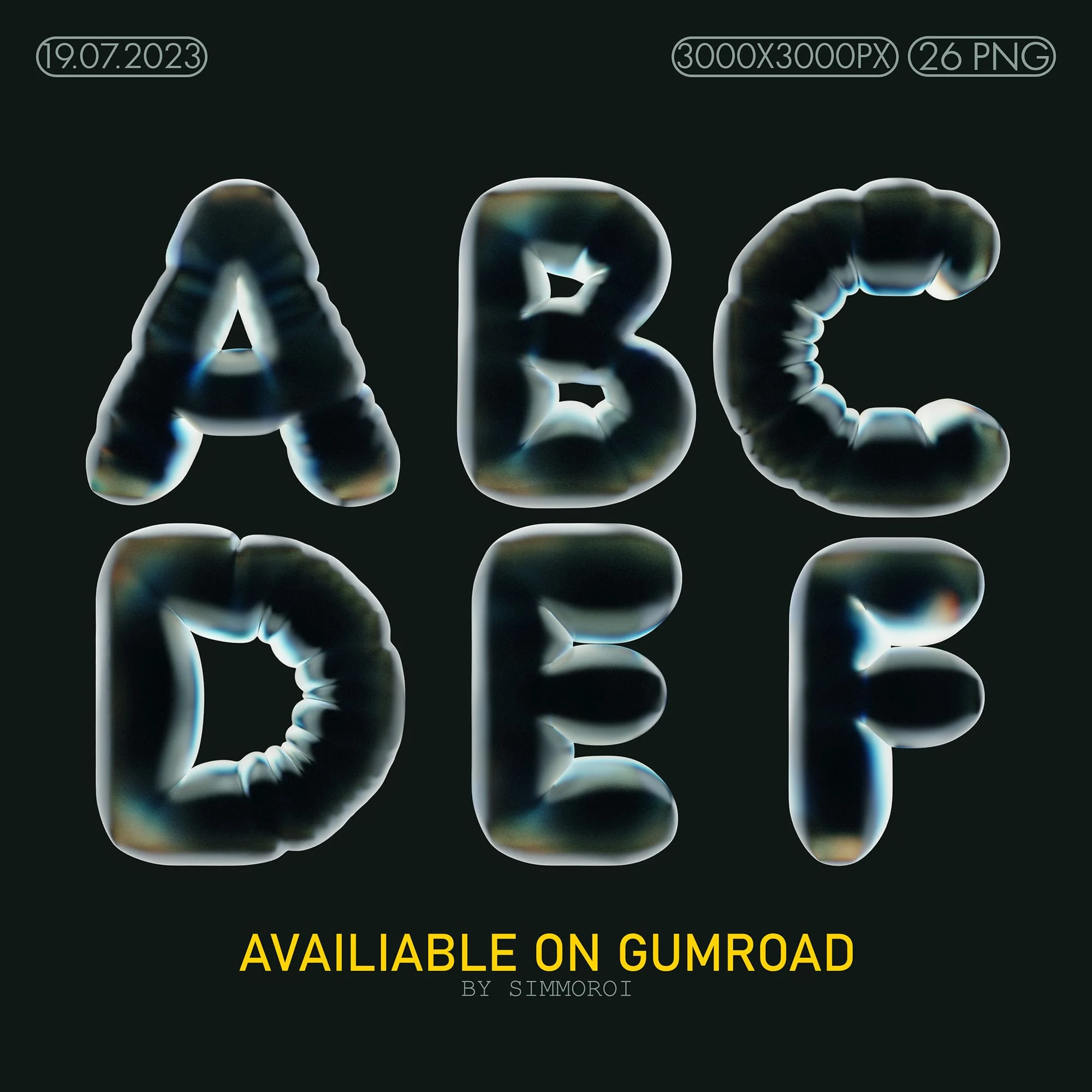 (FREE) Airy 3d Font — Изображение №2 — Брендинг, 3D на Dprofile