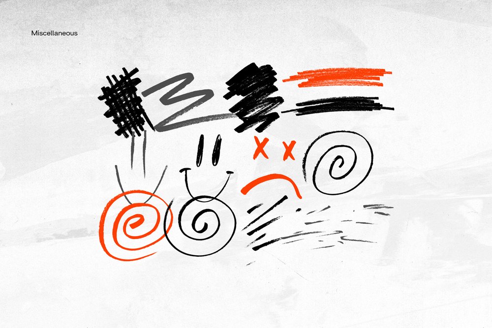 (FREE) Scribble Set (150+ Hand-drawn Elements) — Изображение №8 — Графика, Маркетинг на Dprofile