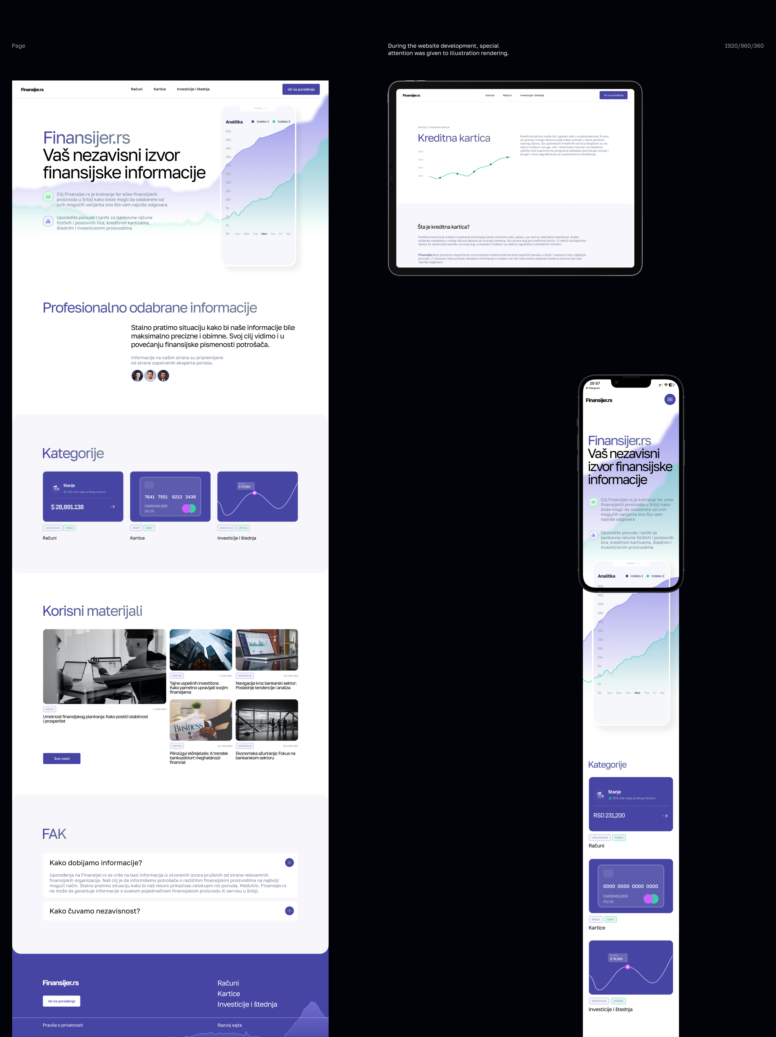 Finansijer.rs | Web. & branding — Изображение №6 — Интерфейсы, Графика на Dprofile