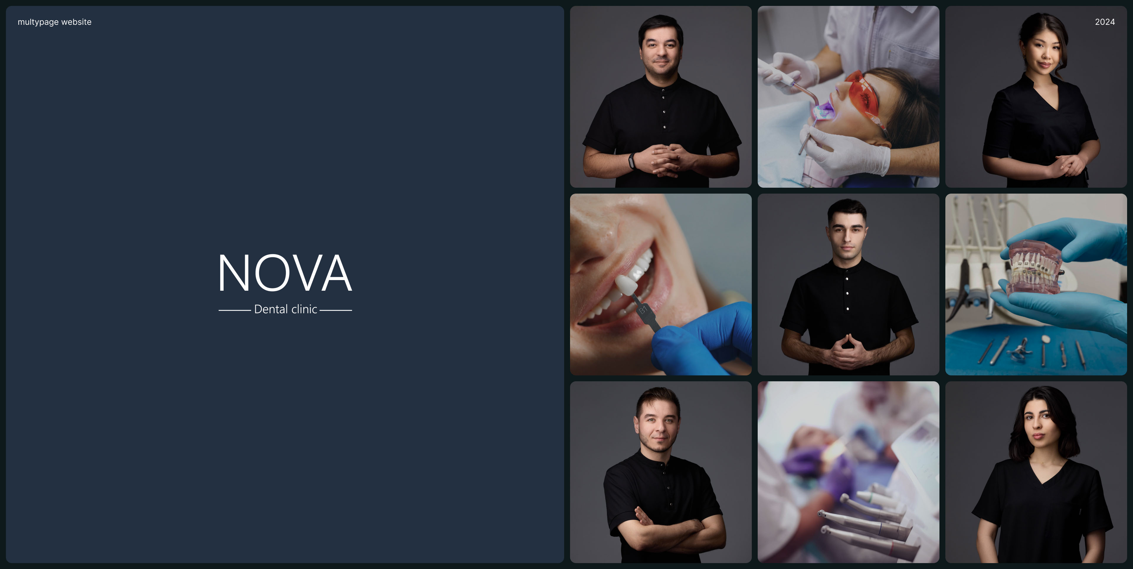 Nova dental clinic — клиника стоматологии — Изображение №1 — Интерфейсы, Брендинг на Dprofile