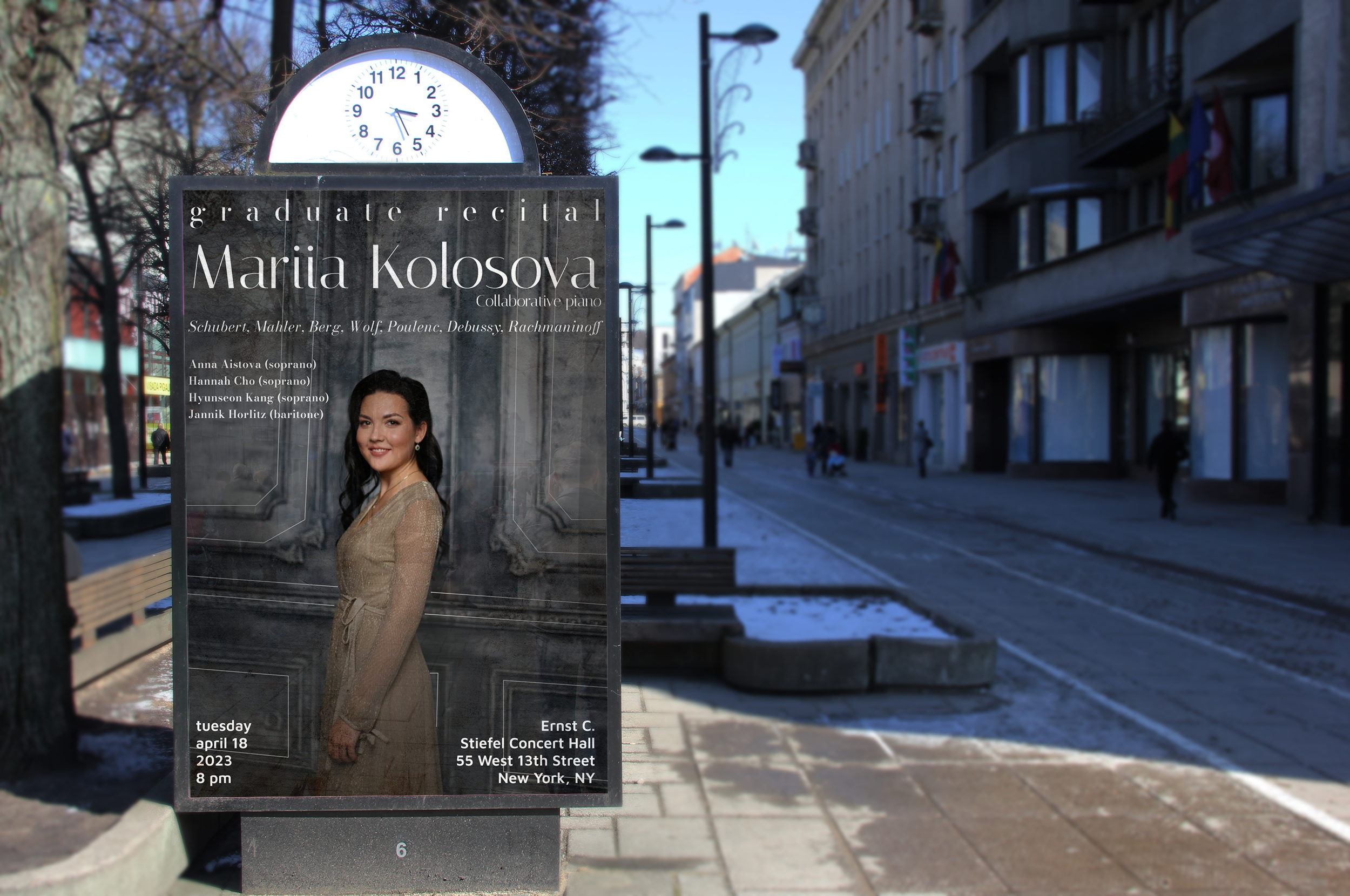 Афиша для фортепианного концерта в Нью-Йорке — Изображение №1 — Брендинг на Dprofile