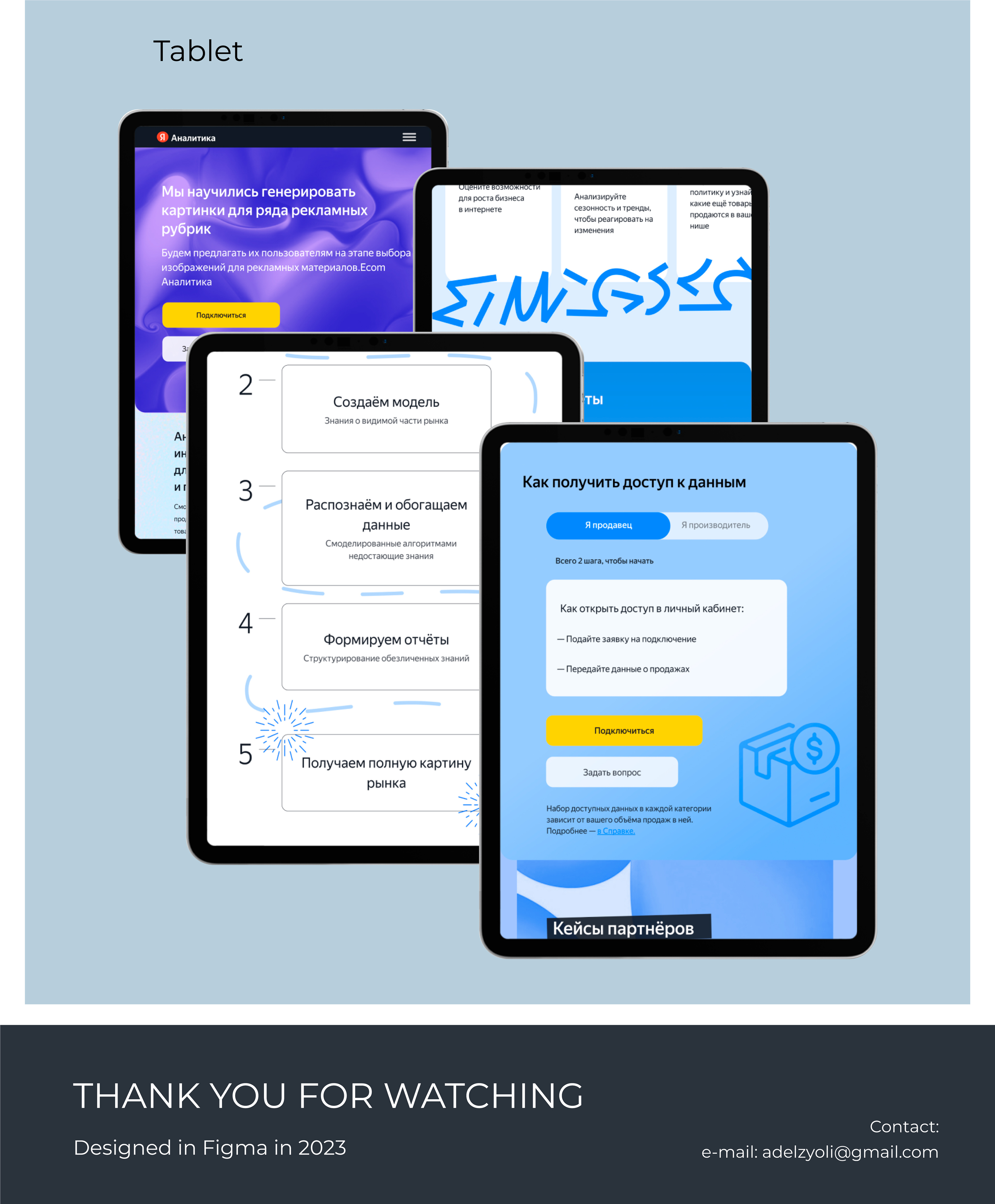 Лендинг для Яндекс.Аналитика — Изображение №3 — Интерфейсы на Dprofile