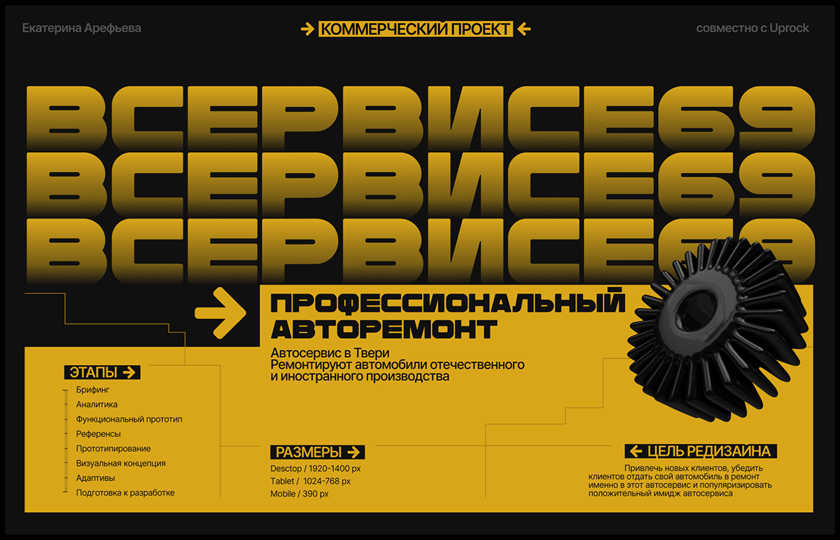 ВСЕРВИСЕ69 | Landing page — Изображение №1 — Интерфейсы на Dprofile