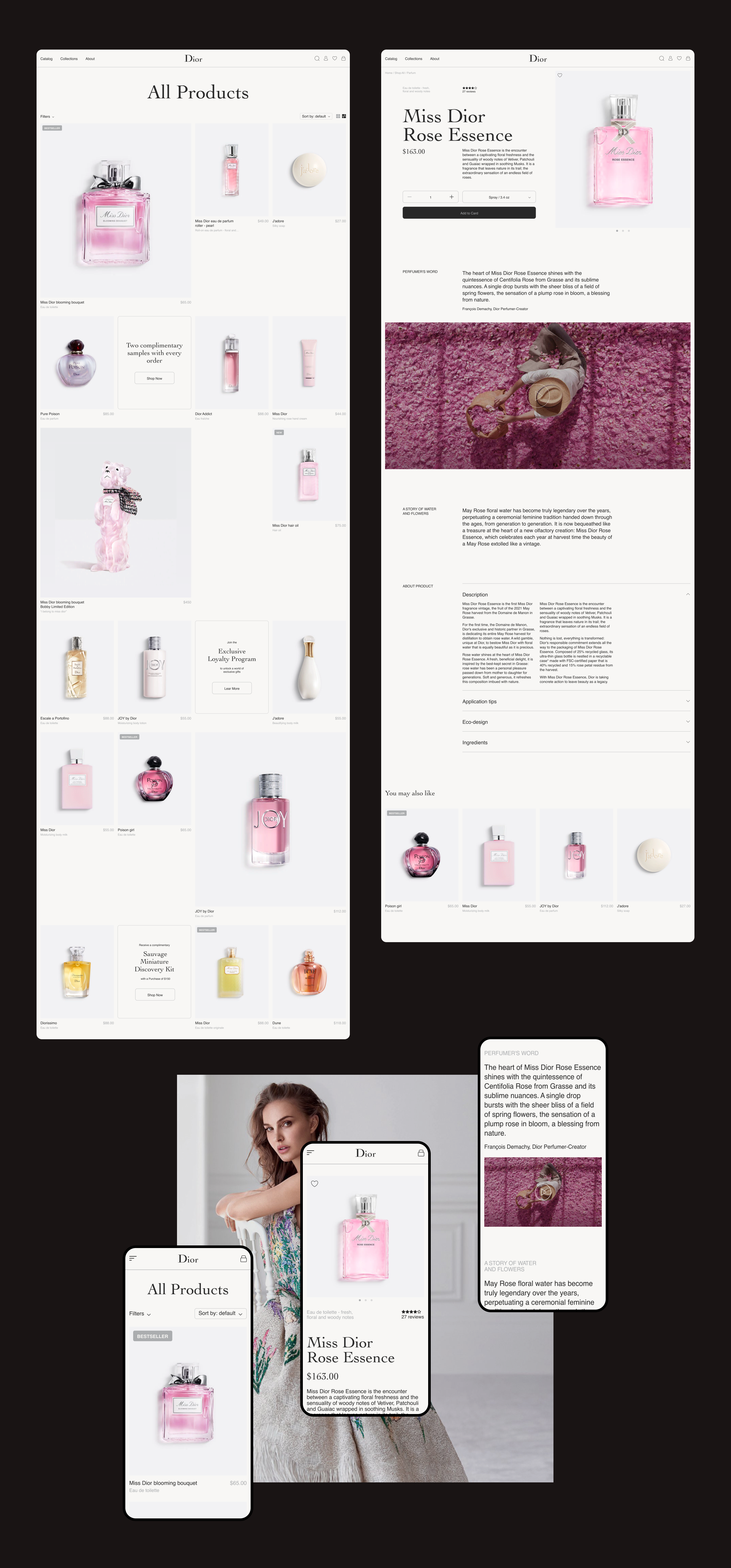 DIOR | E-commerce redesign — Изображение №3 — Интерфейсы на Dprofile