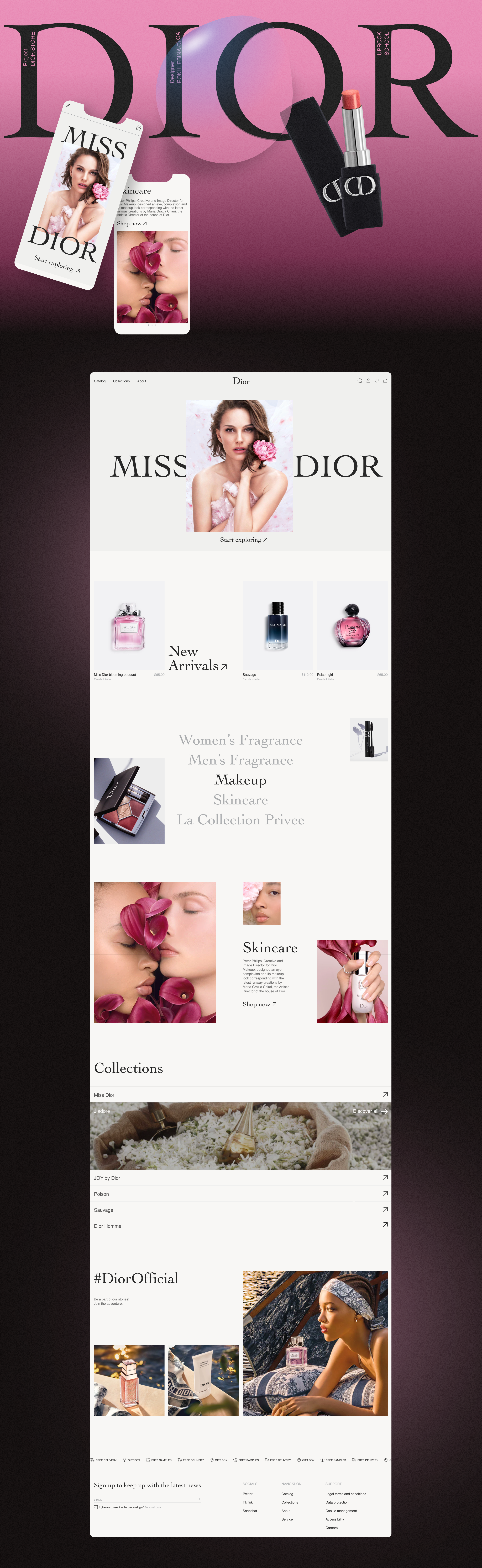DIOR | E-commerce redesign — Изображение №1 — Интерфейсы на Dprofile