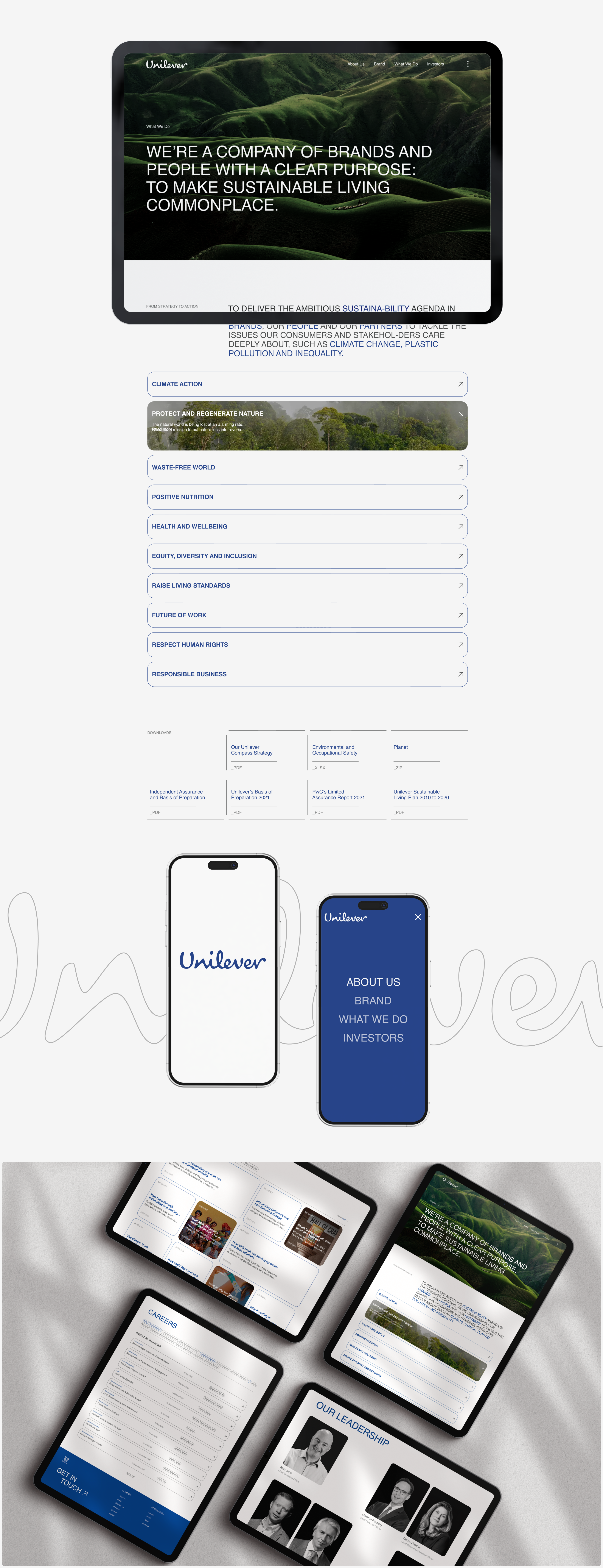 Unilever | Corporate website redesign — Изображение №7 — Интерфейсы на Dprofile