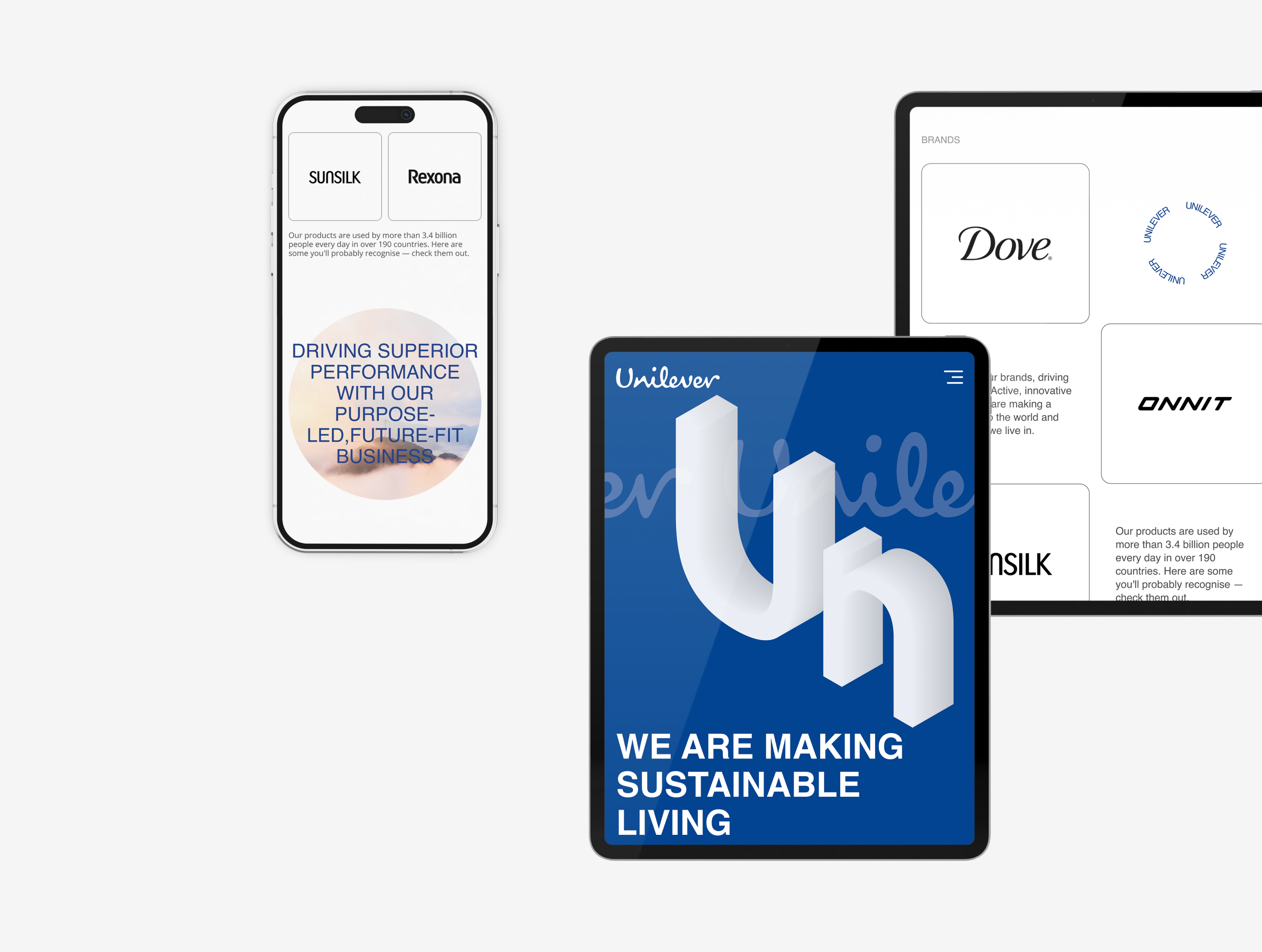 Unilever | Corporate website redesign — Изображение №3 — Интерфейсы на Dprofile