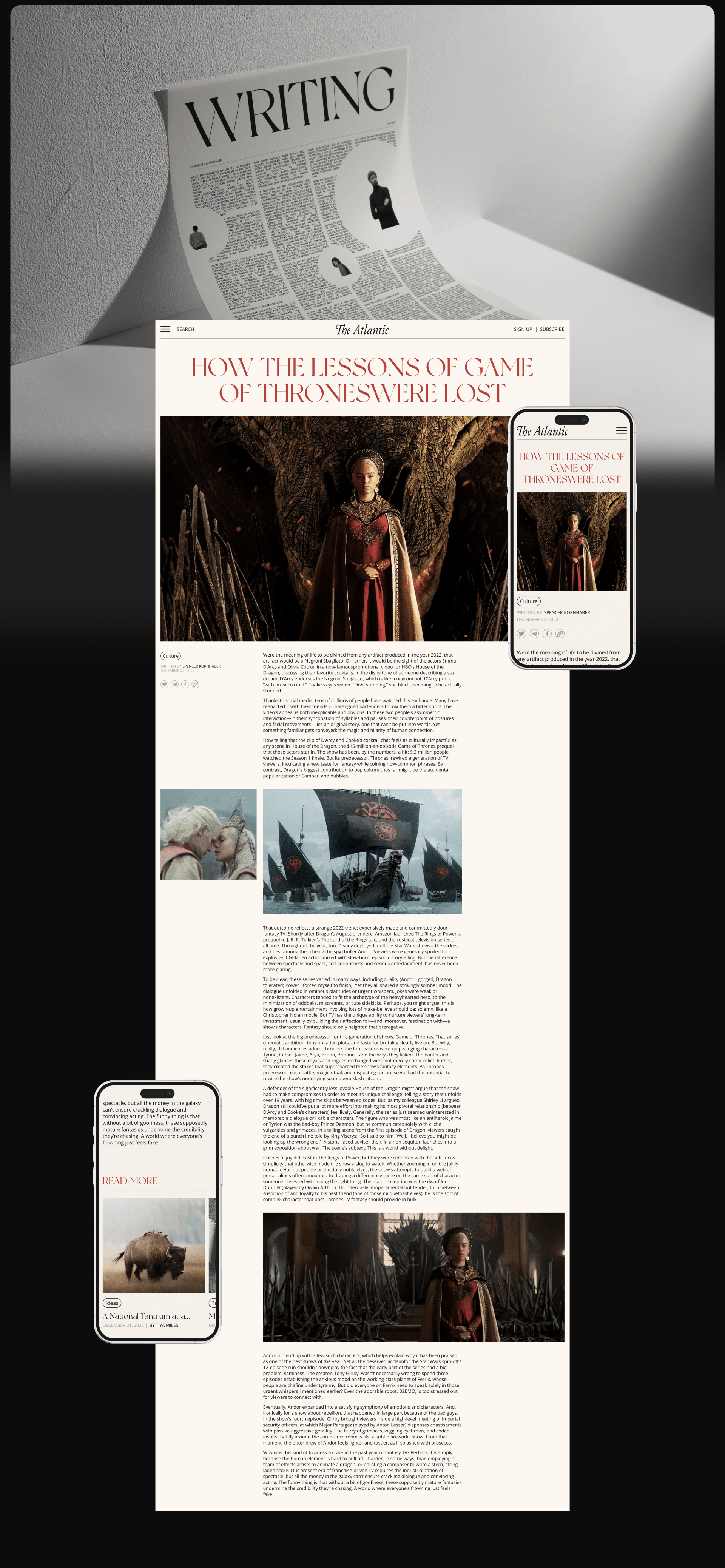 The Atlantic | Redesign Concept — Изображение №5 — Интерфейсы, Брендинг на Dprofile