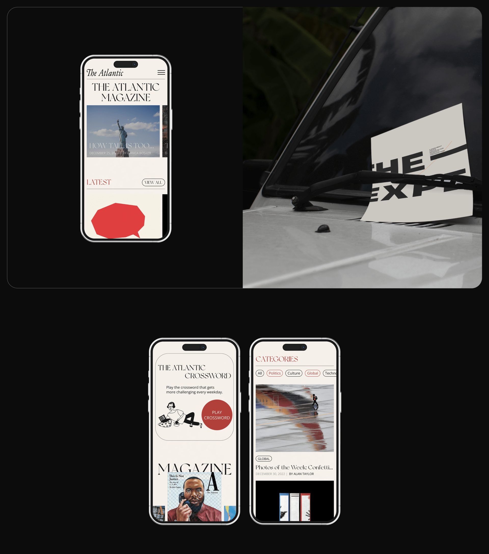 The Atlantic | Redesign Concept — Изображение №2 — Интерфейсы, Брендинг на Dprofile