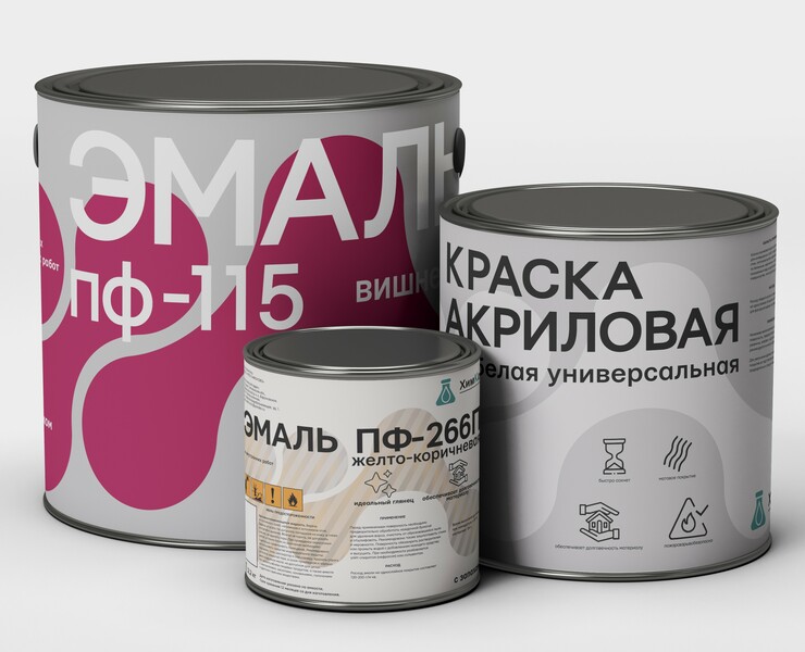 Редизайн этикеток для лакокрасочной продукции — Брендинг на Dprofile