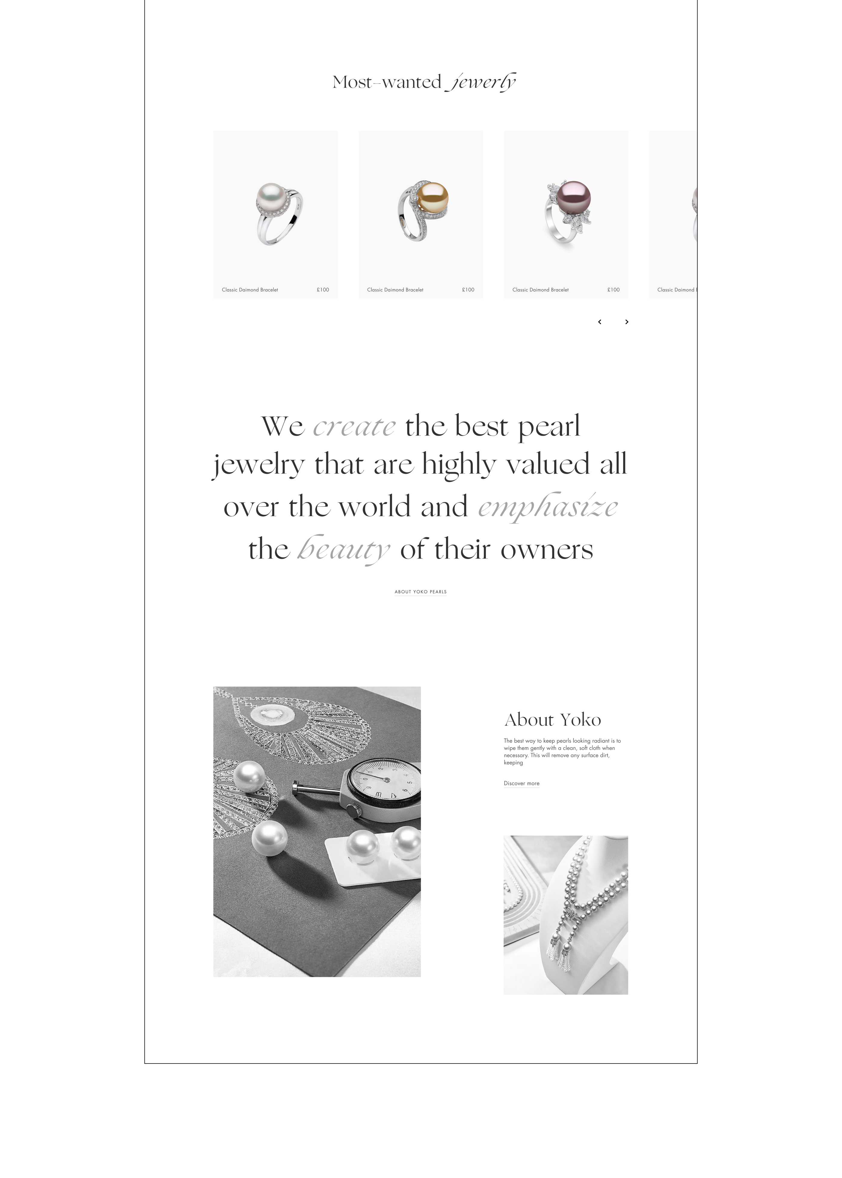 E-commerce Concept YOKO London — Изображение №4 — Интерфейсы на Dprofile