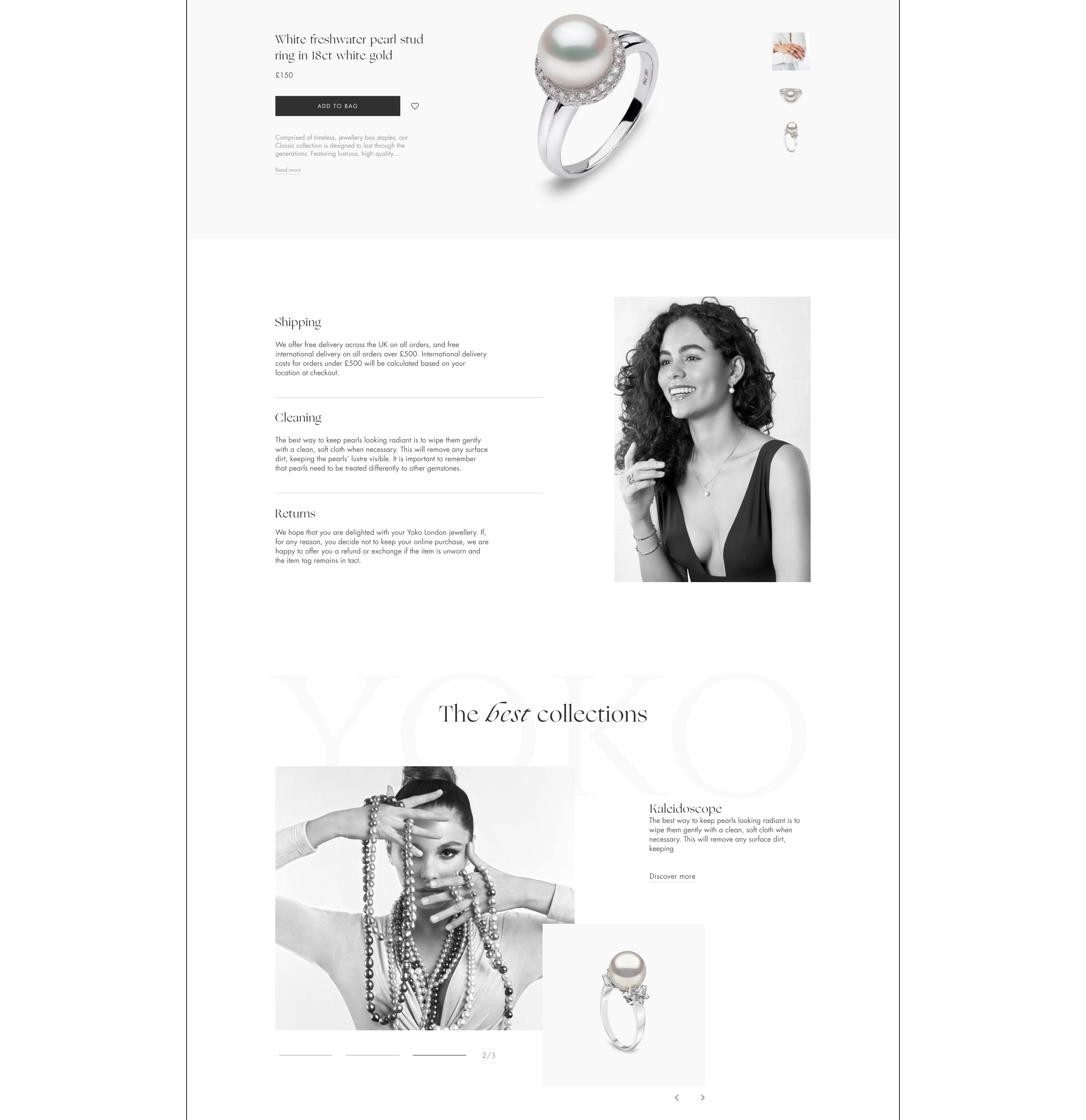 E-commerce Concept YOKO London — Изображение №12 — Интерфейсы на Dprofile