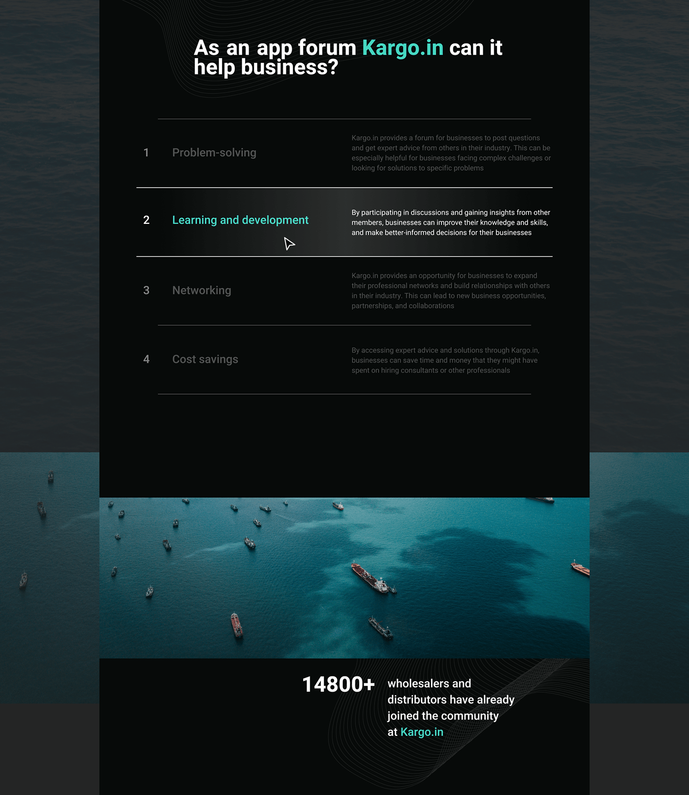 Concept Kargo.in 2023 — Изображение №4 — Интерфейсы, Маркетинг на Dprofile