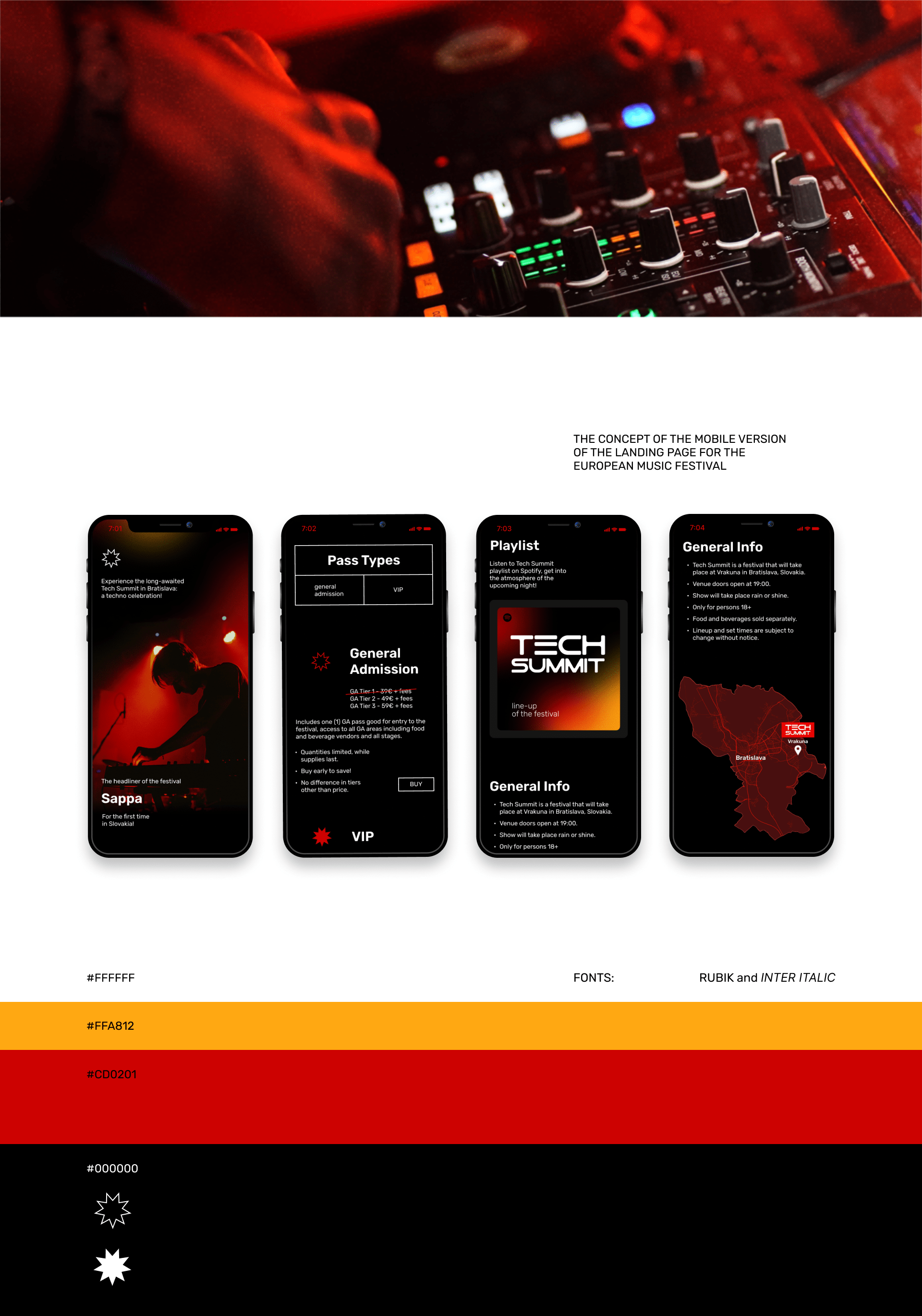 Сoncept landing page TechSummit — Изображение №2 — Интерфейсы, Маркетинг на Dprofile