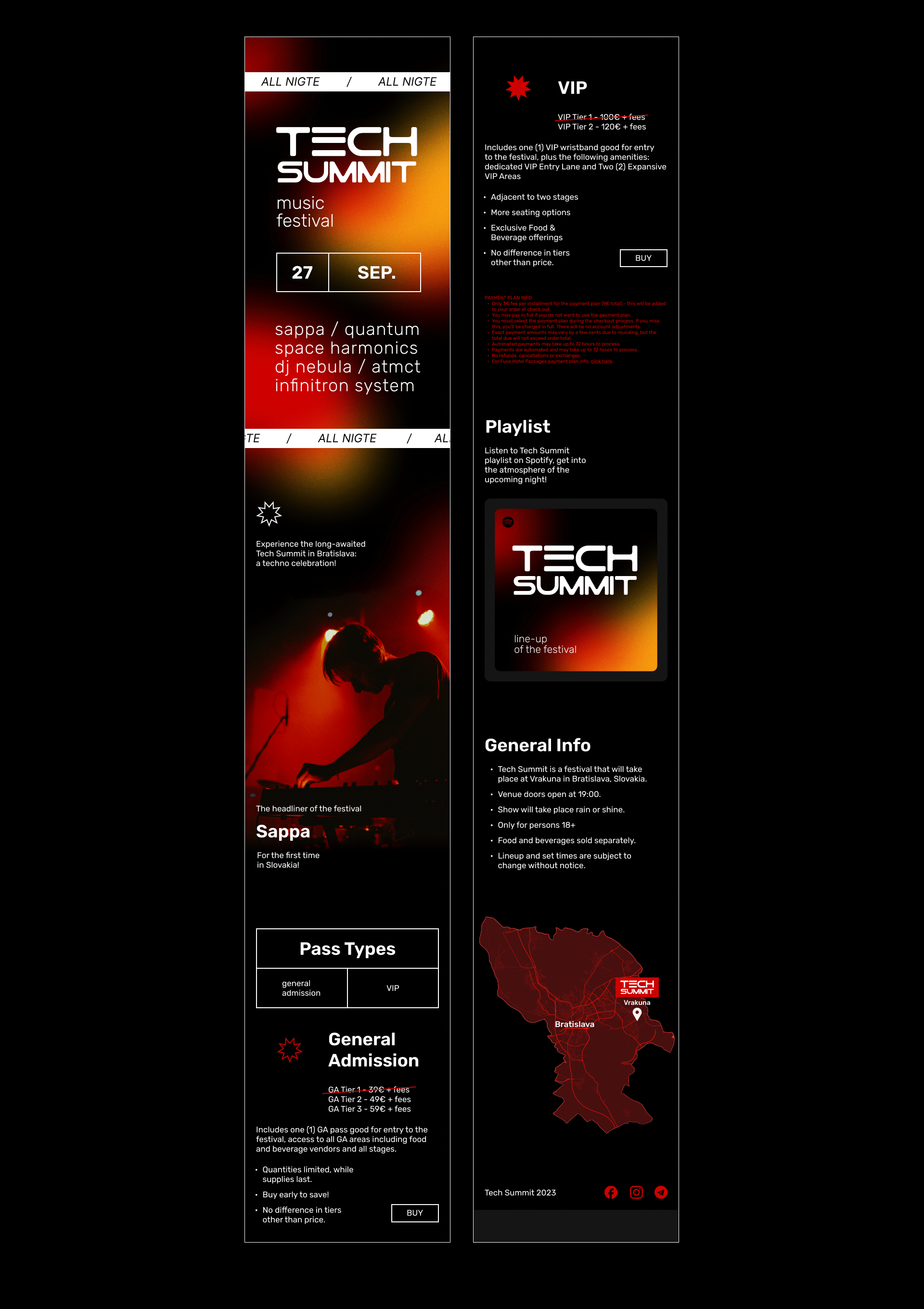 Сoncept landing page TechSummit — Изображение №3 — Интерфейсы, Маркетинг на Dprofile