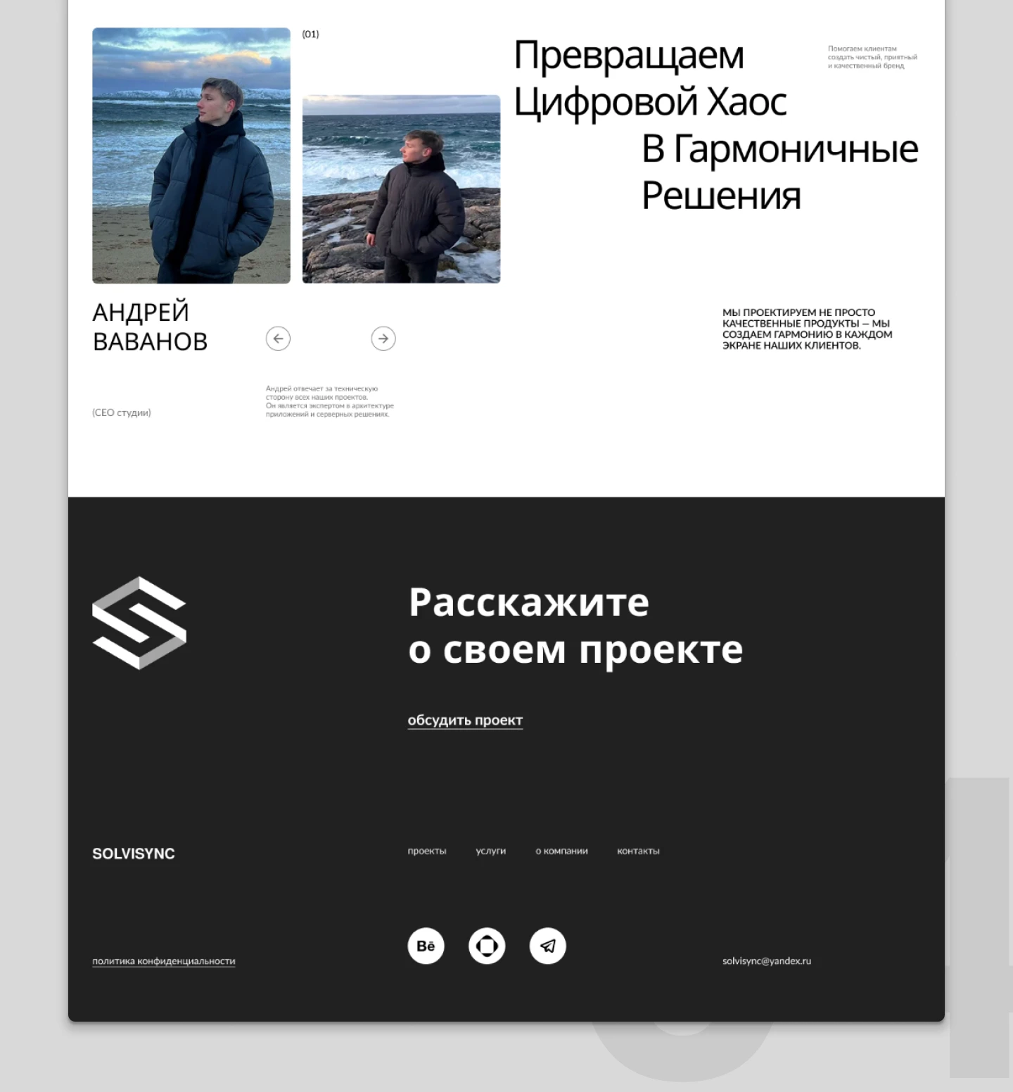 Solvisync — Digital-студия — Изображение №7 — Интерфейсы, Брендинг на Dprofile