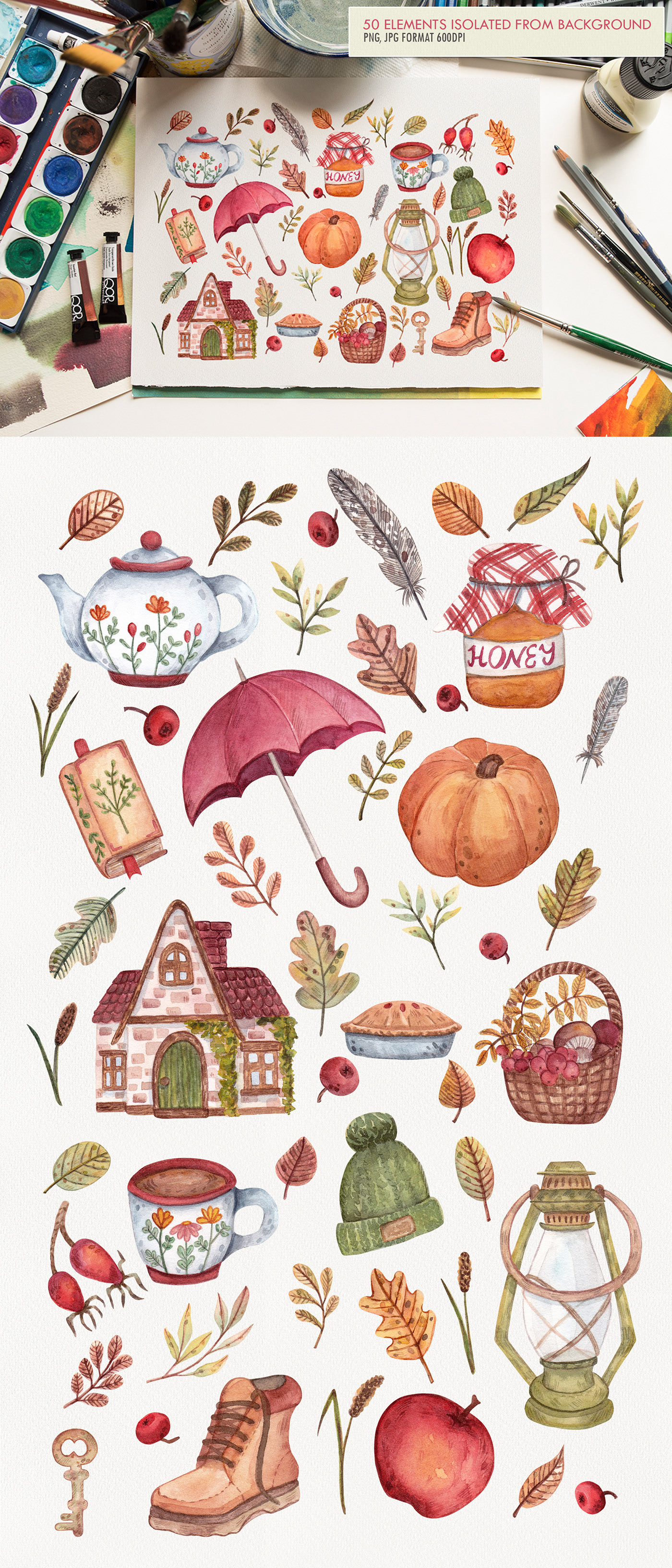 Cozy Autumn — Изображение №2 — Иллюстрация, Графика на Dprofile