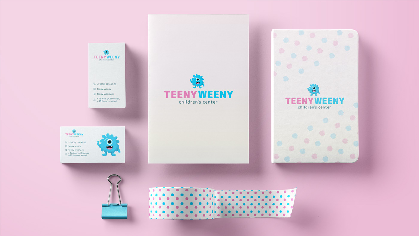 Айдентика детского центра TEENY WEENY / Identity — Изображение №1 — Брендинг, Графика на Dprofile