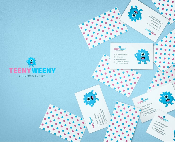 Айдентика детского центра TEENY WEENY / Identity — Брендинг, Графика на Dprofile